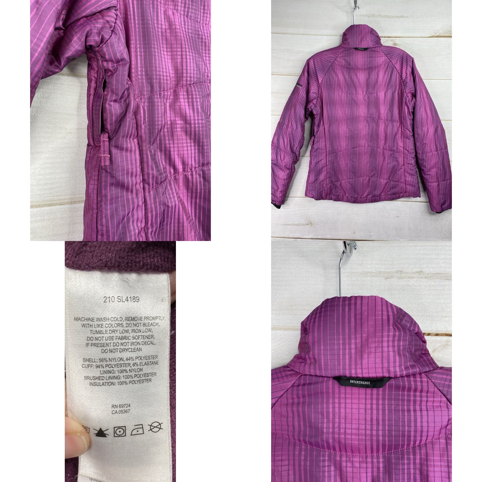 Pinko Columbia Puffer Jacket Womens S Pink Titanium Interchange Omni-Shield Skiing Jacket Size S / US 4 / IT 40 - 9 Thumbnail
