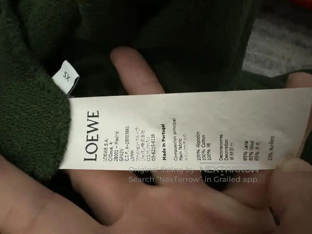Loewe Loewe Colorblock Logo Women's Hoodie . Size XS / US 0-2 / IT 36-38 - 5 Thumbnail