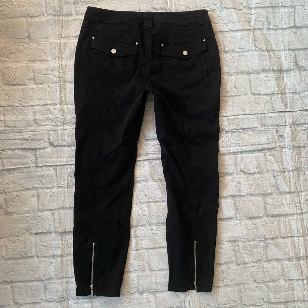 White House Black Market White House black market Noir women 8 crop pants w/zipper ba Size 30" / US 8 / IT 44 - 8 Thumbnail