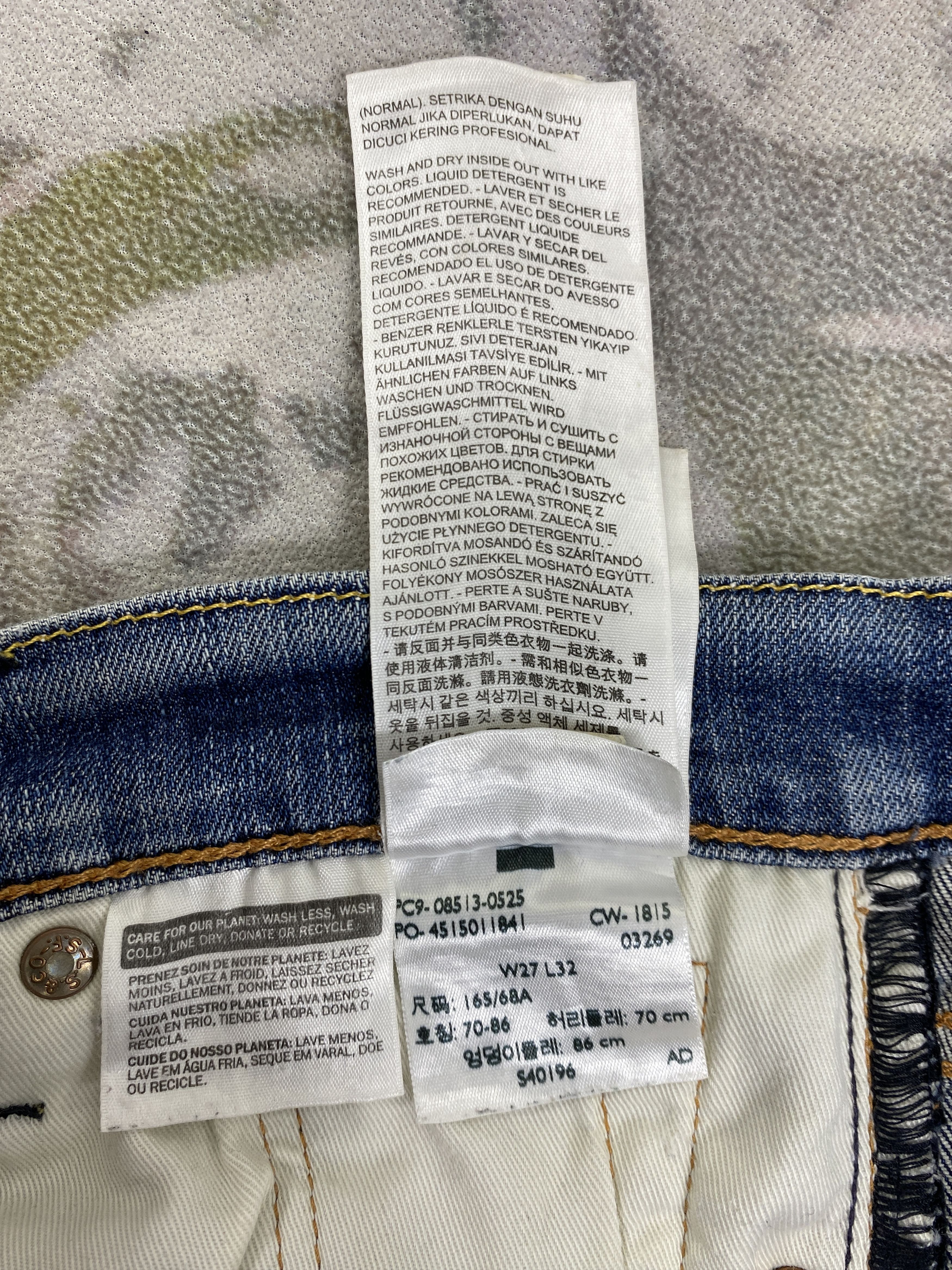 Levi's Distressed Blue Vintage Levi's 513 29x29 Denim -JN2150 Size US 29 - 11 Thumbnail