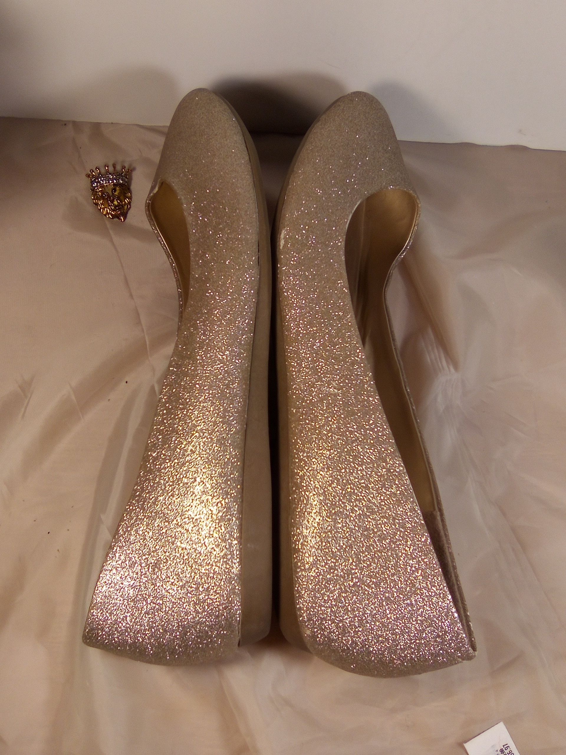 American Eagle Outfitters AMERICAN EAGLE GOLDEN FLATS SZ 13 FASHION CASUAL SHOE Size US 11.5 / IT 41.5 - 11 Thumbnail