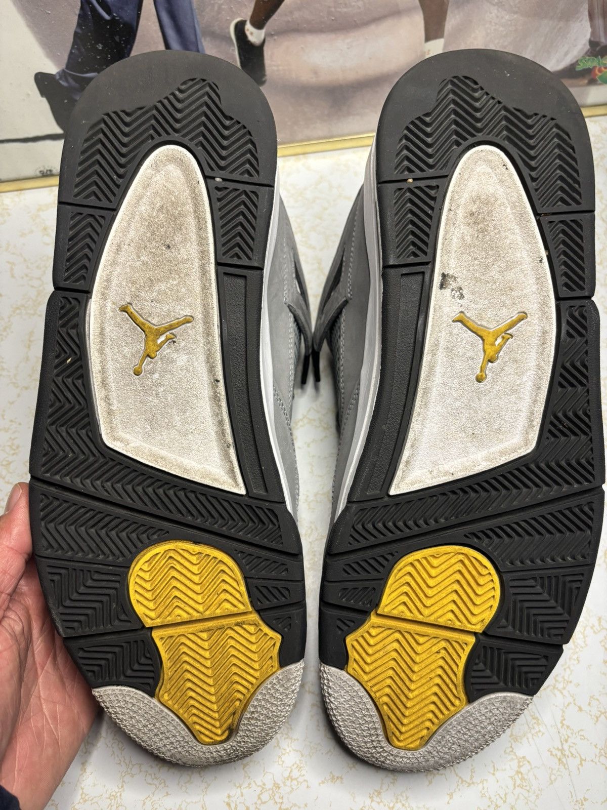 Jordan Brand Jordan Retro 4 ‘cool grey’ Size US 12 / EU 45 - 5 Thumbnail