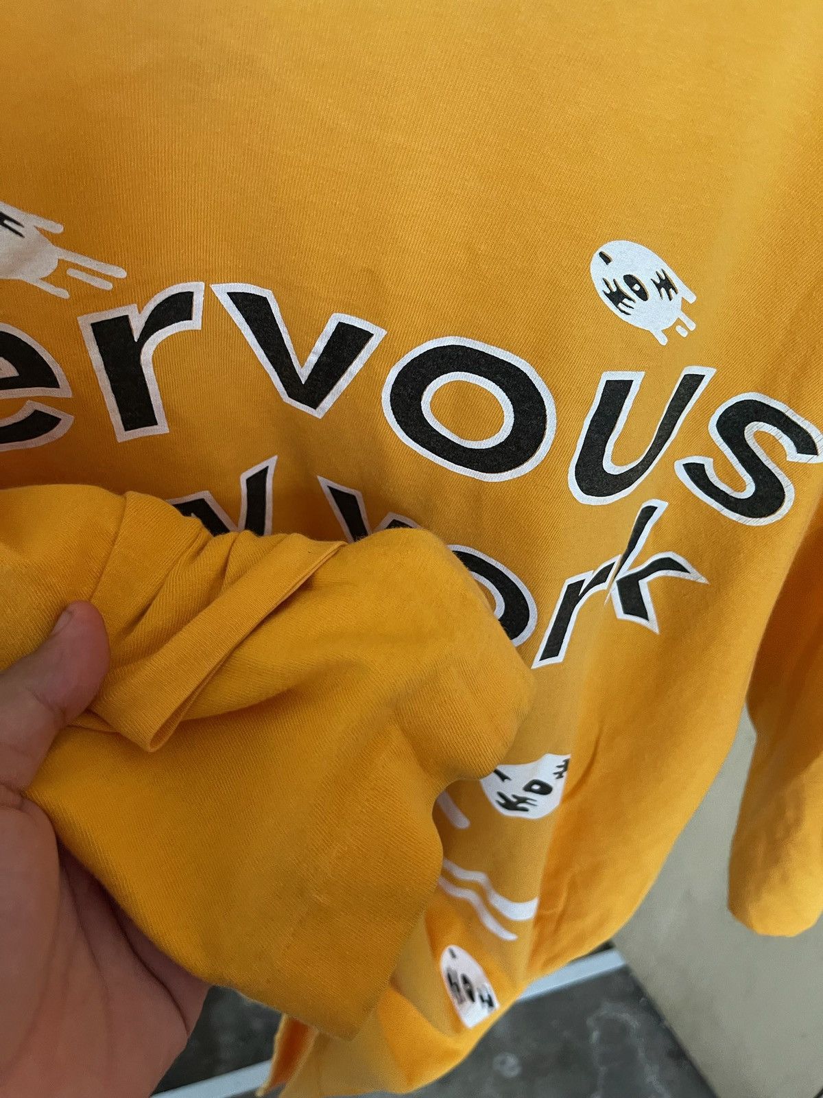 Band Tees × Vintage Vintage Nervous New York Record Label Promo Tshirt Size US XL / EU 56 / 4 - 7 Thumbnail