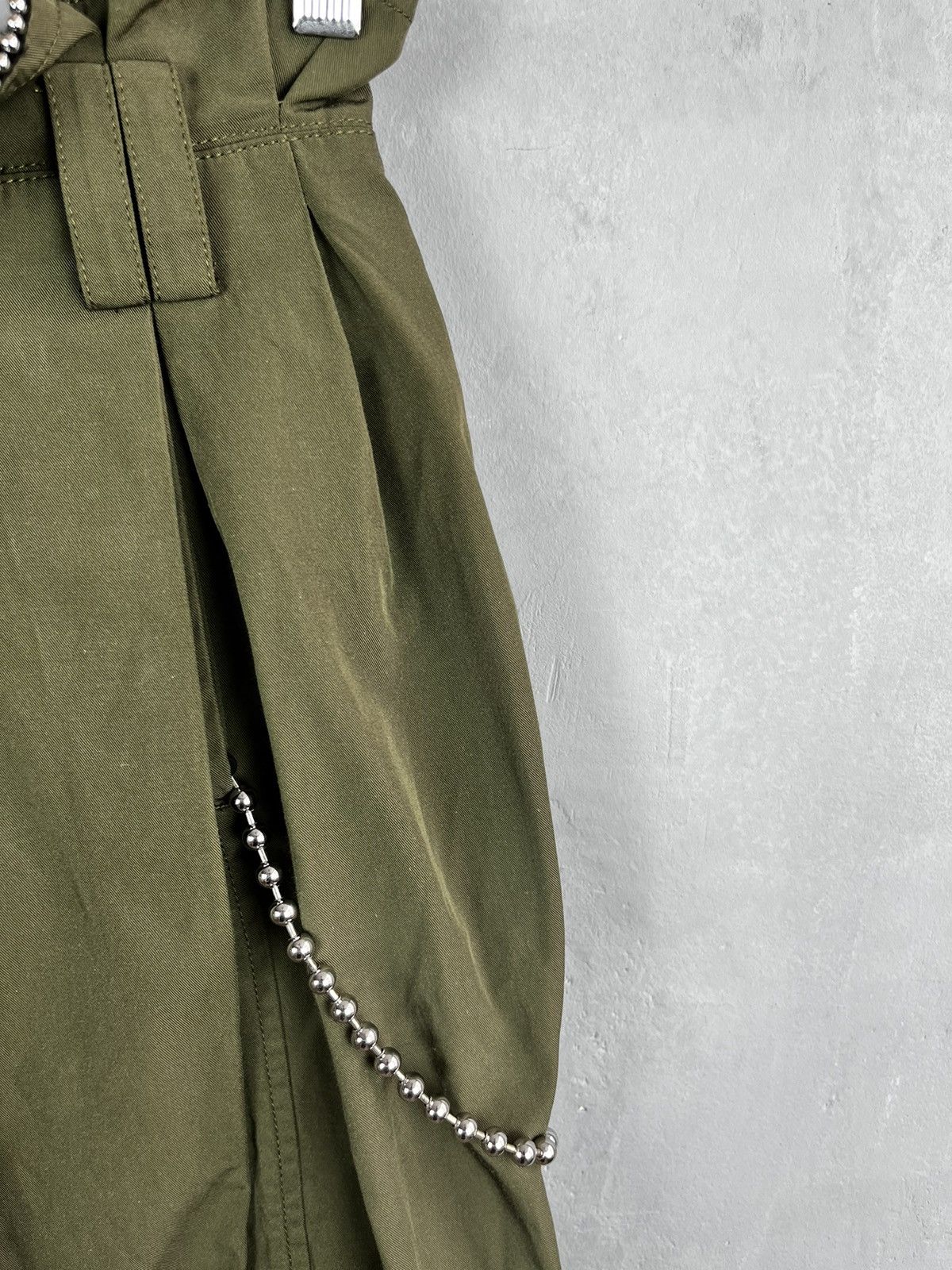 Alexander Wang × Other ALEXANDER WANG High Waisted Army Pants With Ballchain Size 26" / US 2 / IT 38 - 16 Thumbnail