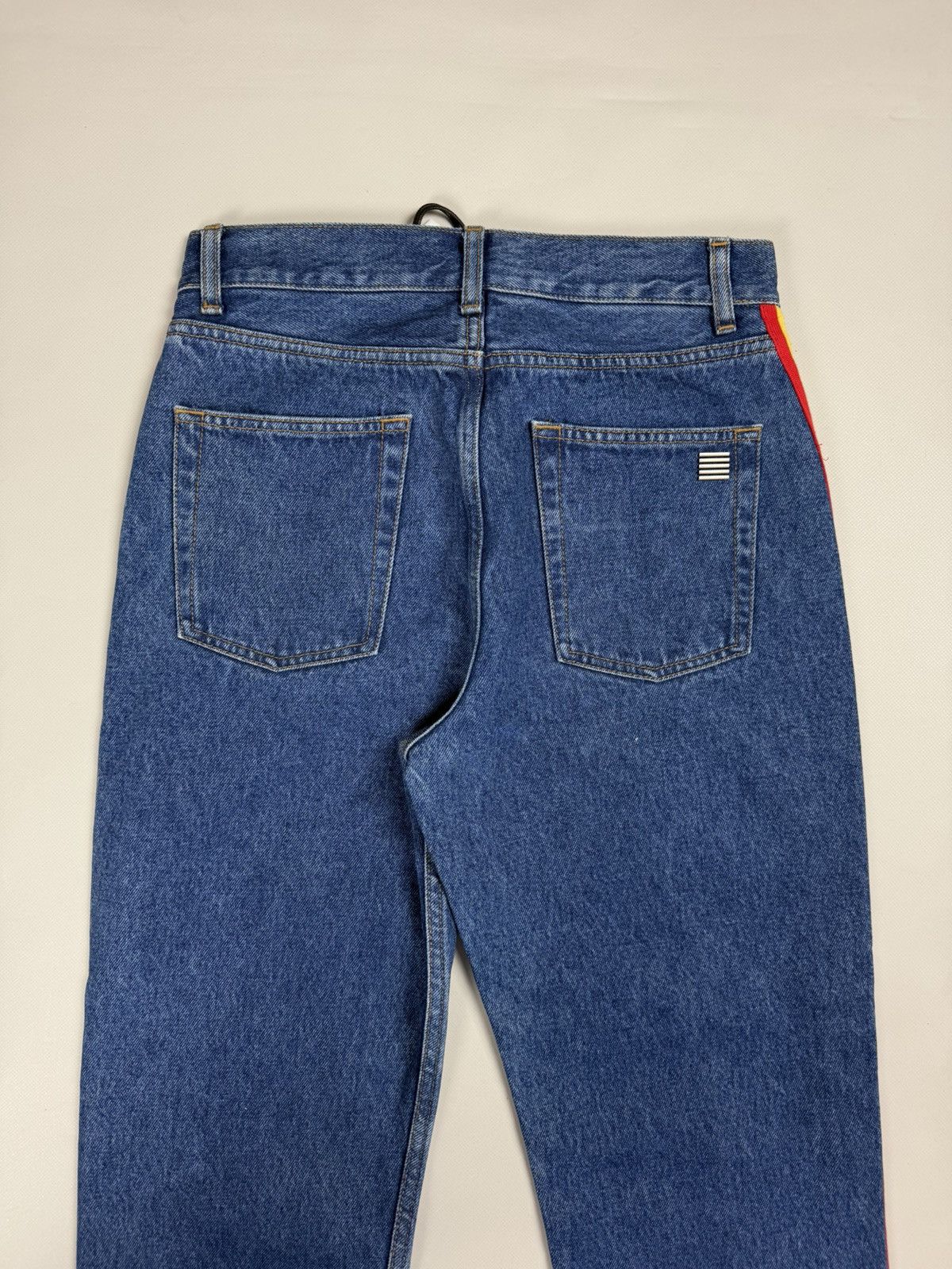 Palm Angels BNWT! Palm Angels Blue Denim Rainbow Medium Wash Jeans Pants Size 28" / US 6 / IT 42 - 23 Thumbnail