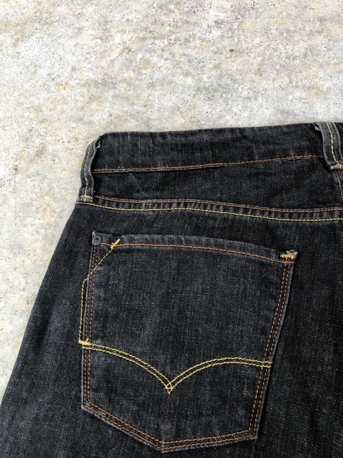 If Six Was Nine Y2k Levi’s Flared Jeans Low Boot Distressed Jeans Size US 33 - 16 Thumbnail