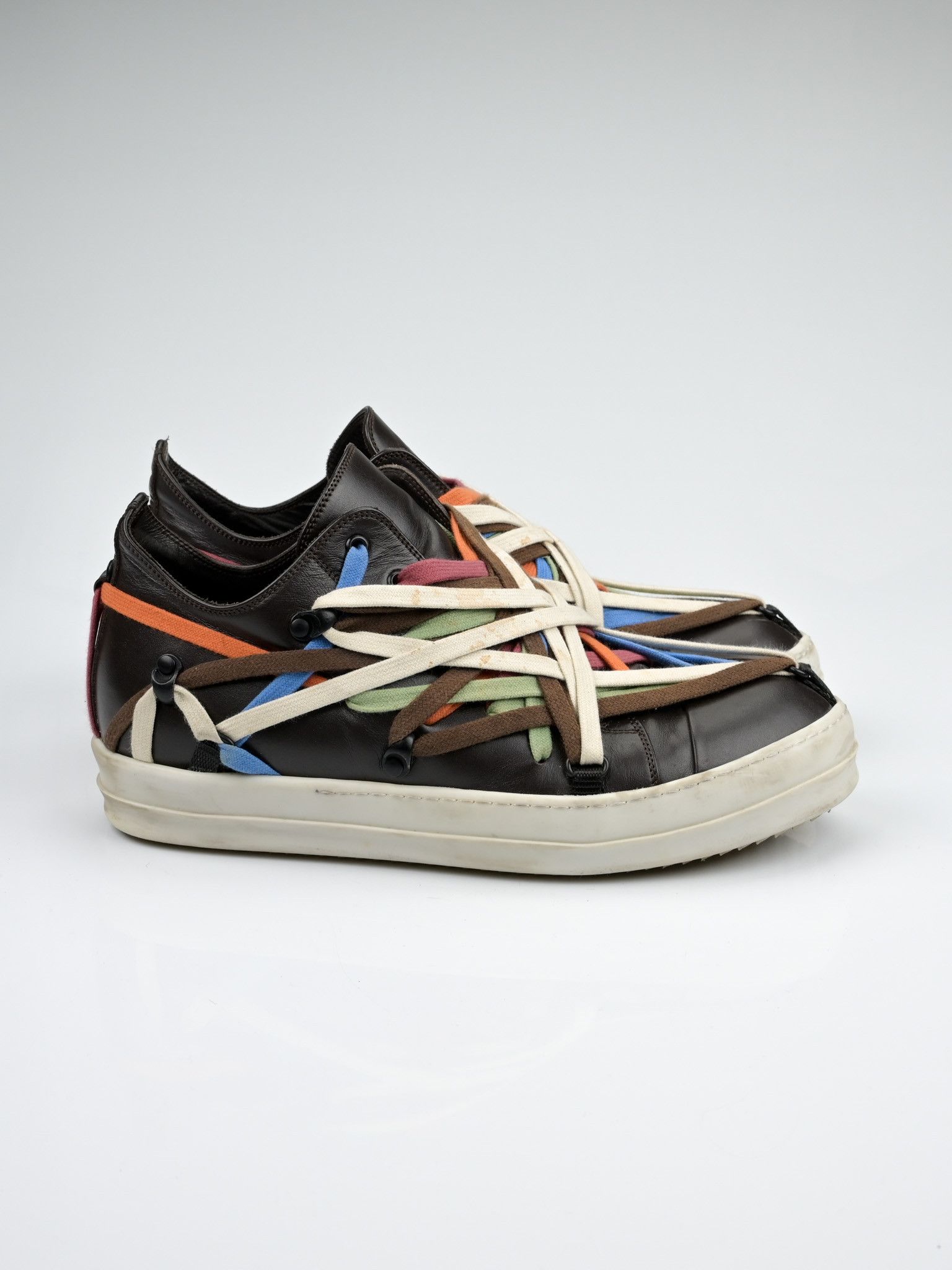 Rick Owens Multicolor Megalace Ramones Size US 9.5 / EU 42-43 - 3 Thumbnail