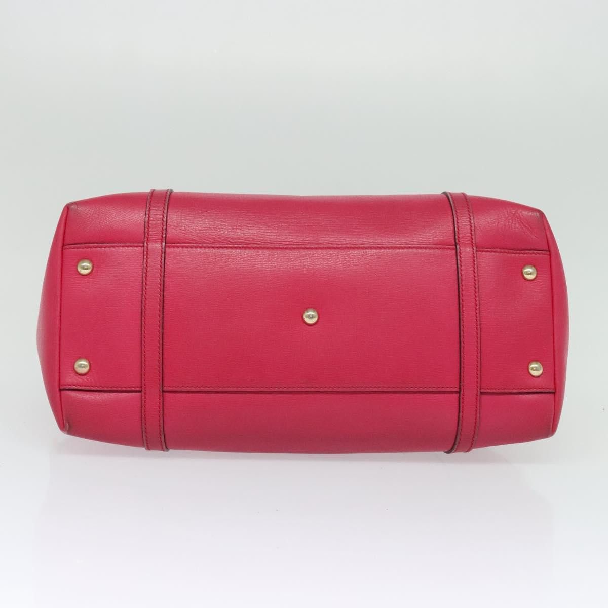 Gucci GUCCI Hand Bag Leather Pink Gold Size ONE SIZE - 5 Thumbnail