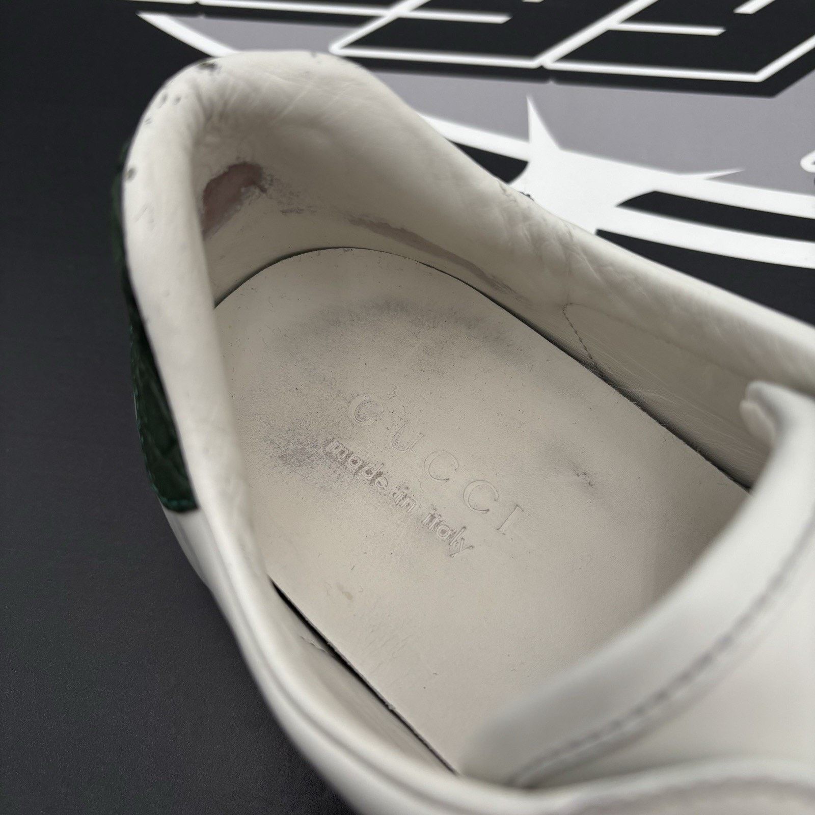 Gucci Gucci Ace Web ' White, Red, Green ' | GOOD CONDITION! Size US 10 / EU 43 - 16 Thumbnail