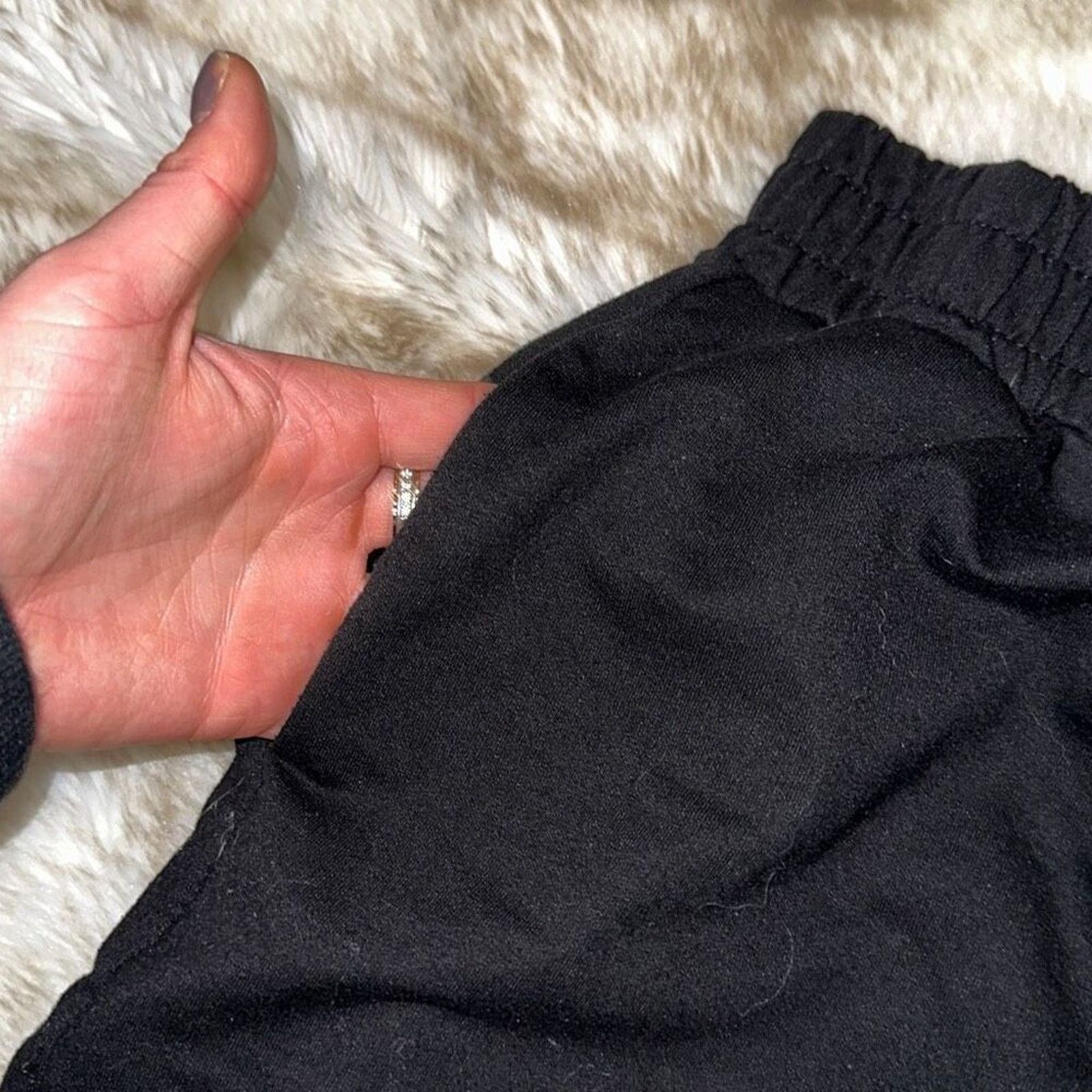 Other Black Jogger Sweatpants | Sz S (NO SIZE TAG) Size 27" / US 4 / IT 40 - 4 Thumbnail