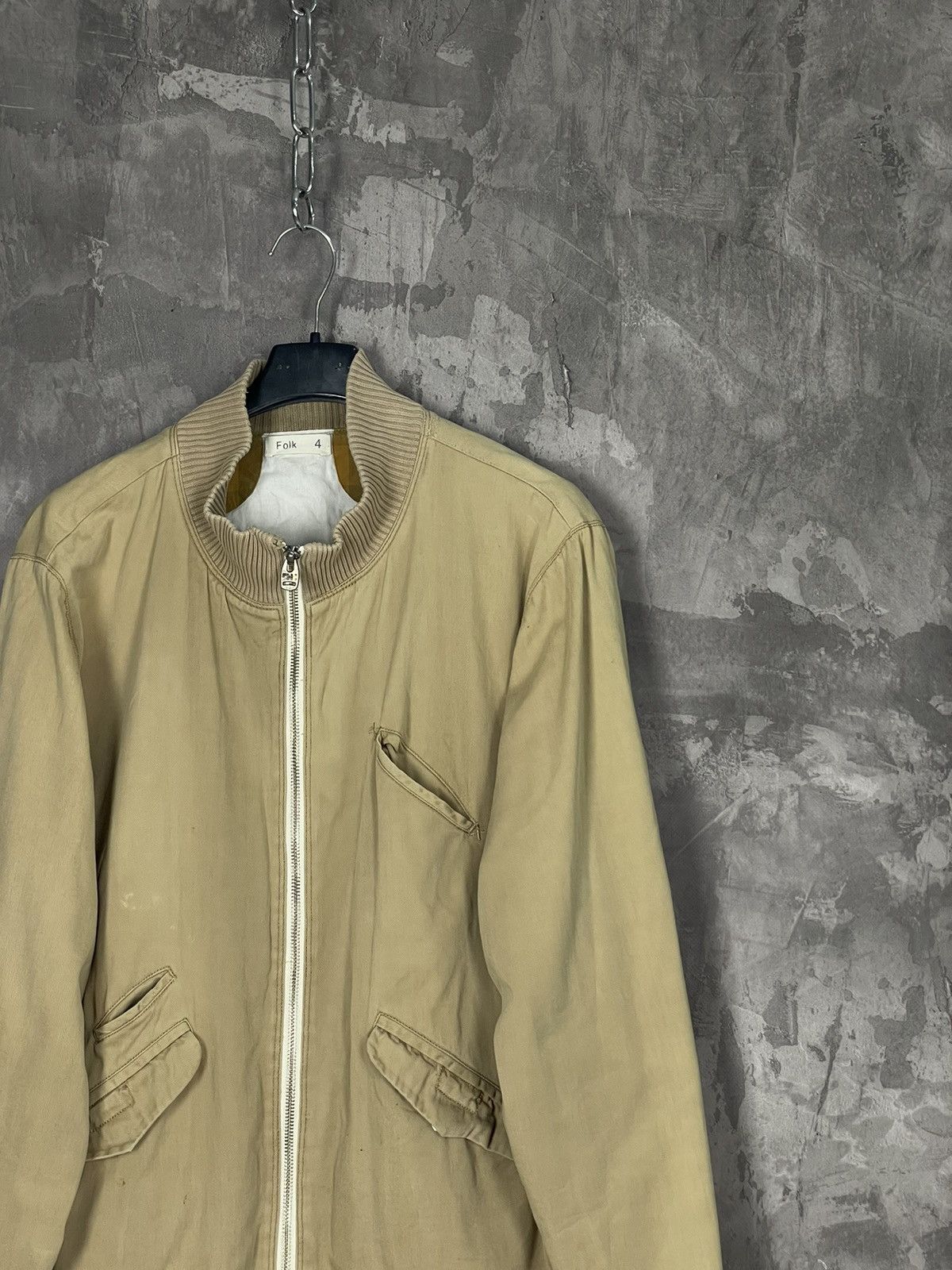 Folk × Japanese Brand Folk Japanese Materials Made Cotton Heavy Avant Garde Jacket Size US XL / EU 56 / 4 - 4 Thumbnail