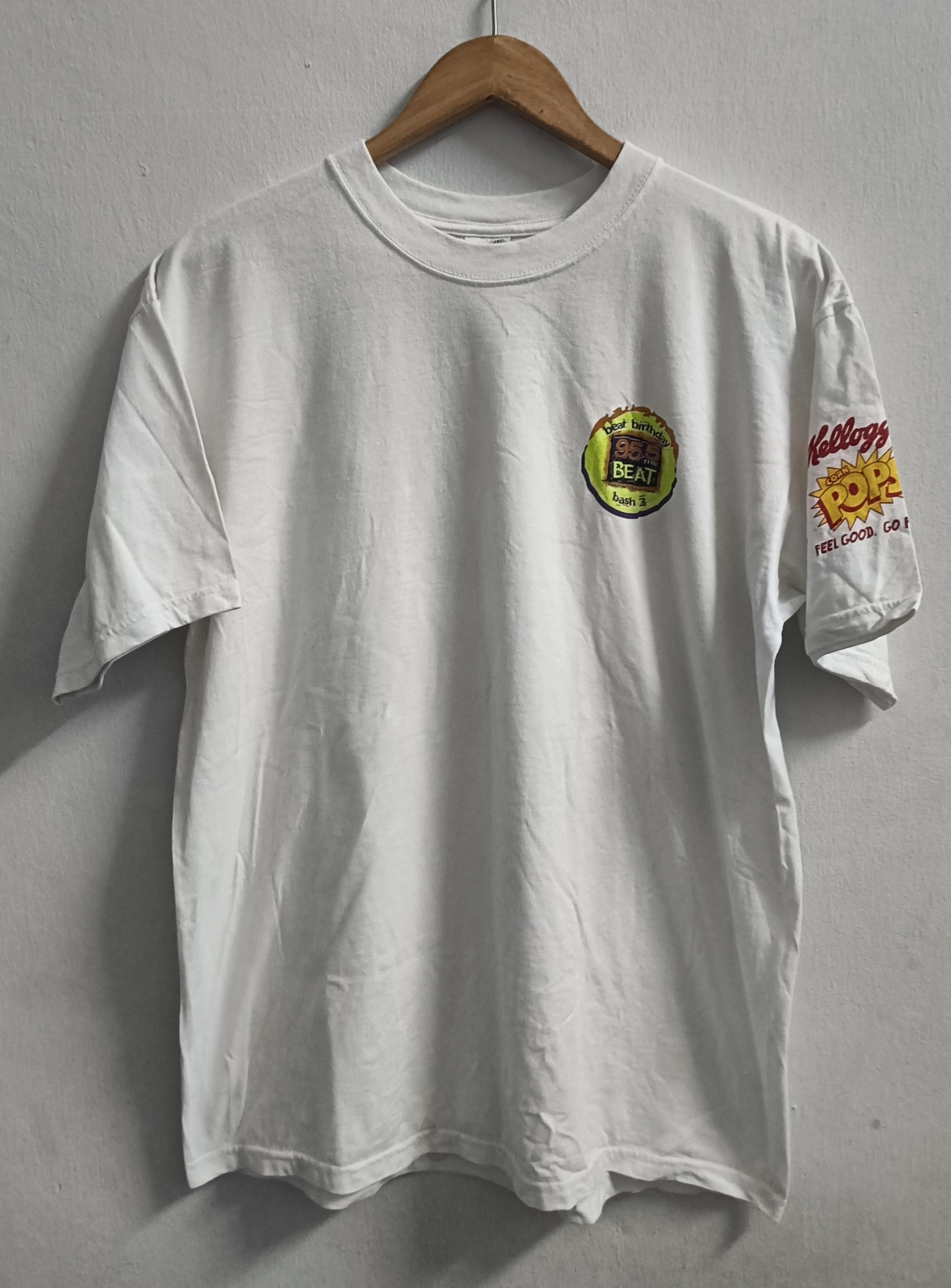 Rap Tees × Vintage 🔥🔥 Vintage Beat Birthday 95.5 Promo Tee Size US L / EU 52-54 / 3 - 2 Thumbnail
