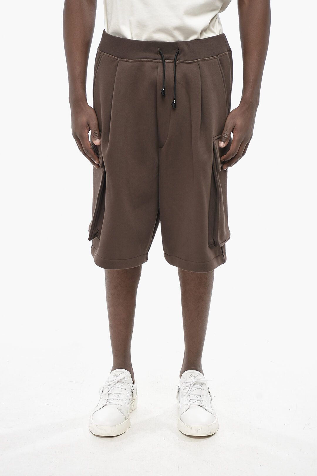 Dsquared2 Brushed Jersey Cargo Shorts Size US 32 / EU 48 - 1 Thumbnail