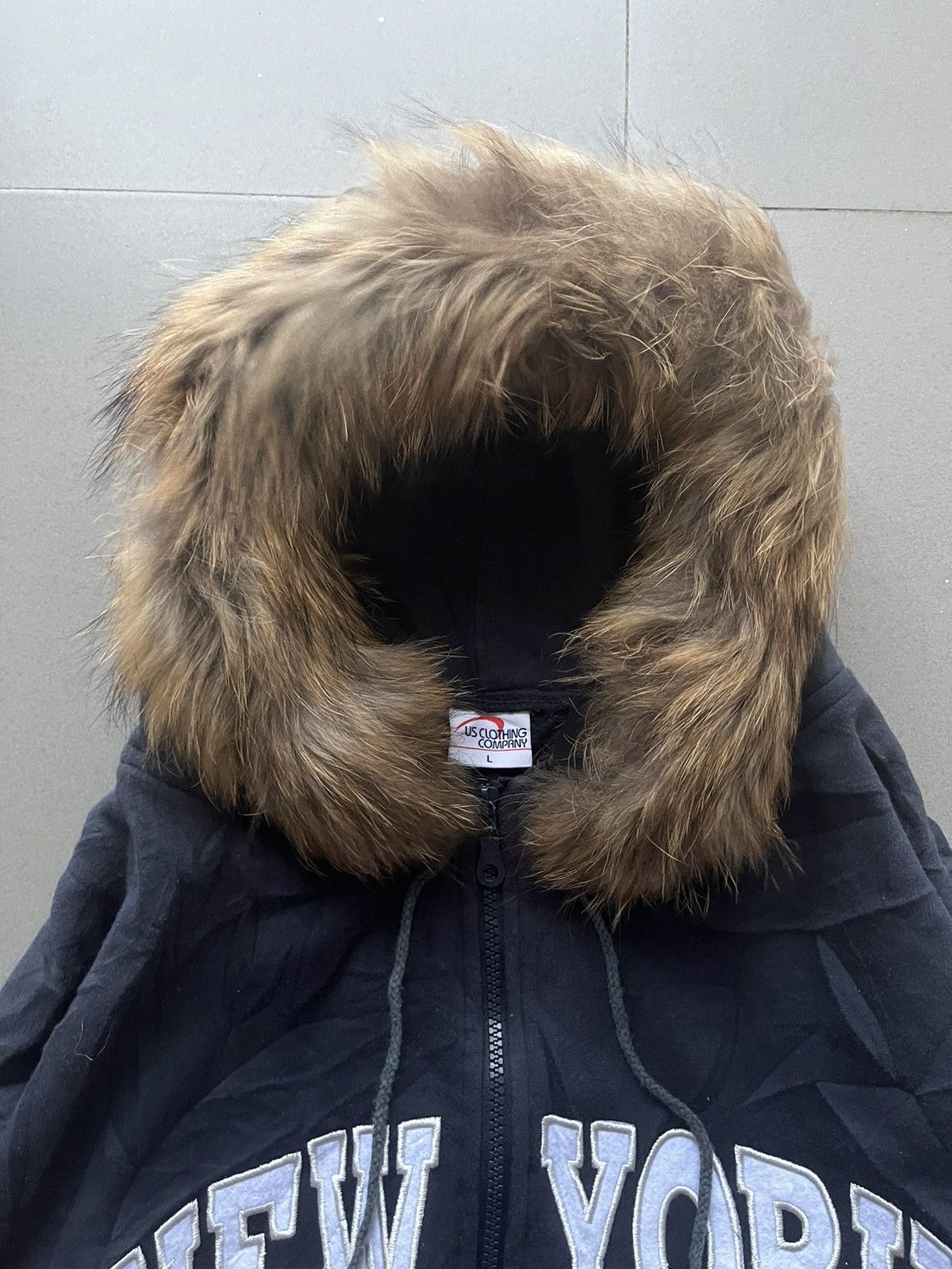 14th Addiction × If Six Was Nine × Le Grande Bleu (L.G.B.) Vintage New York Fur ZipHoodie Gothic ifsixwasnine Lgb Style Size US L / EU 52-54 / 3 - 6 Thumbnail