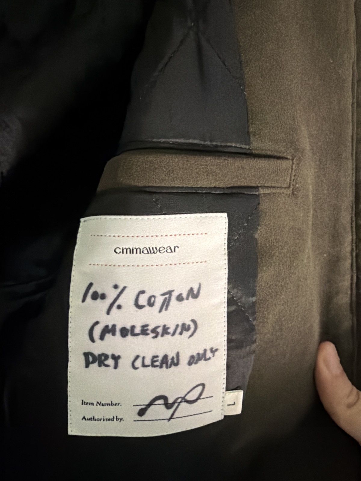 CMMAWEAR CMMAWEAR Moleskin Terminator Bomber Size US L / EU 52-54 / 3 - 11 Thumbnail