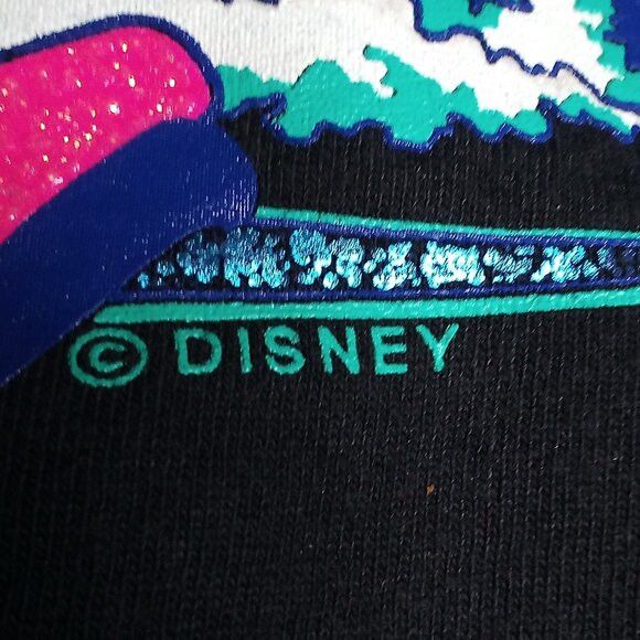 Disney Vintage 80s Disney Designs Typhoon Lagoon Neon T-Shirt Size US XL / EU 56 / 4 - 4 Thumbnail