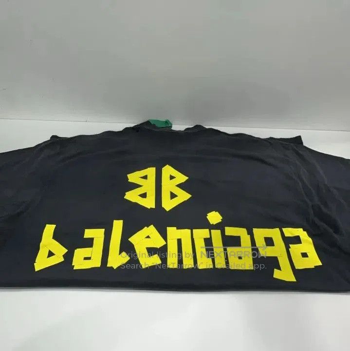 Balenciaga Balenciaga Black Logo Print Short Sleeve T-Shirt. Size US L / EU 52-54 / 3 - 8 Thumbnail