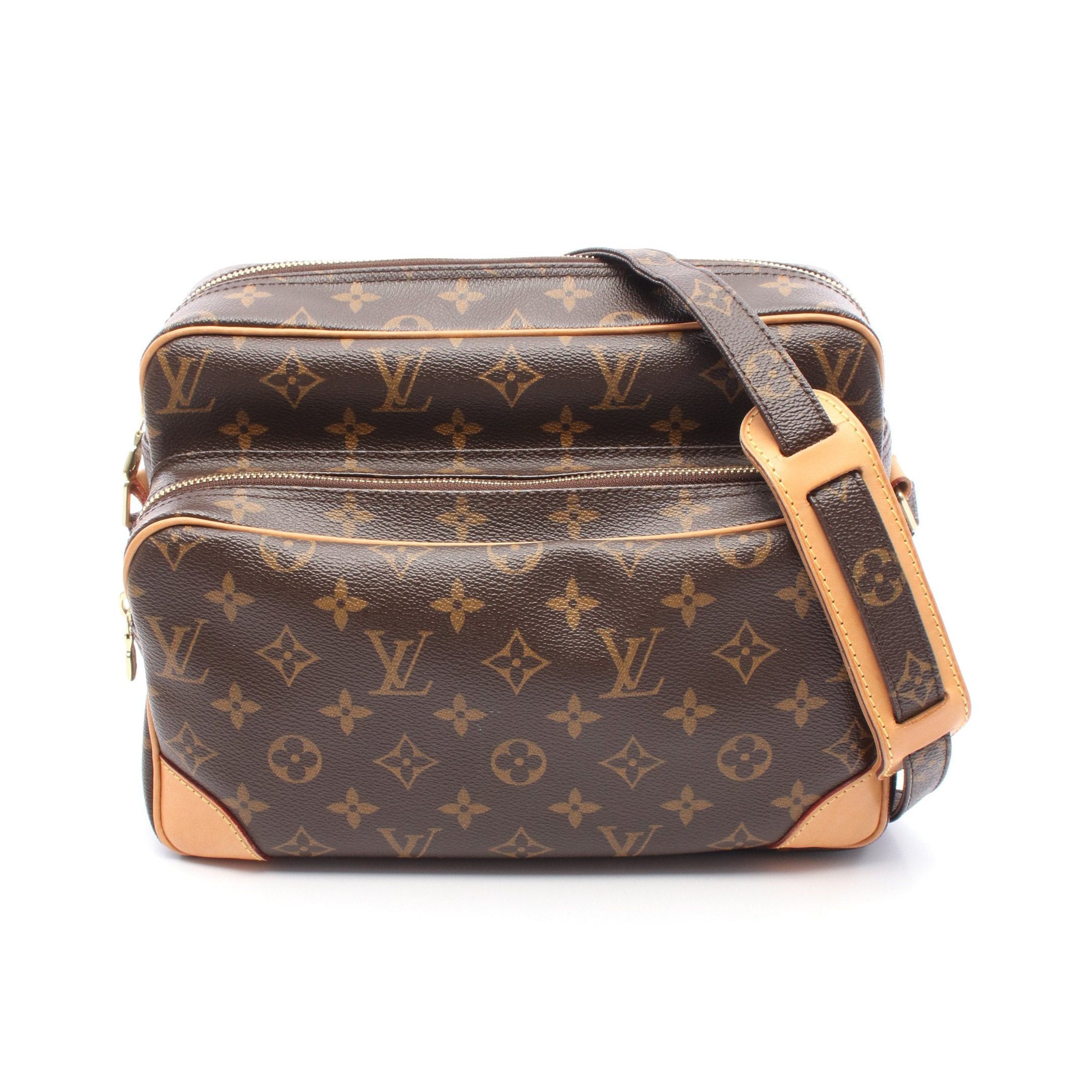 Louis Vuitton Louis Vuitton Nil Monogram Shoulder Bag Leather Brown Size ONE SIZE - 1 Thumbnail