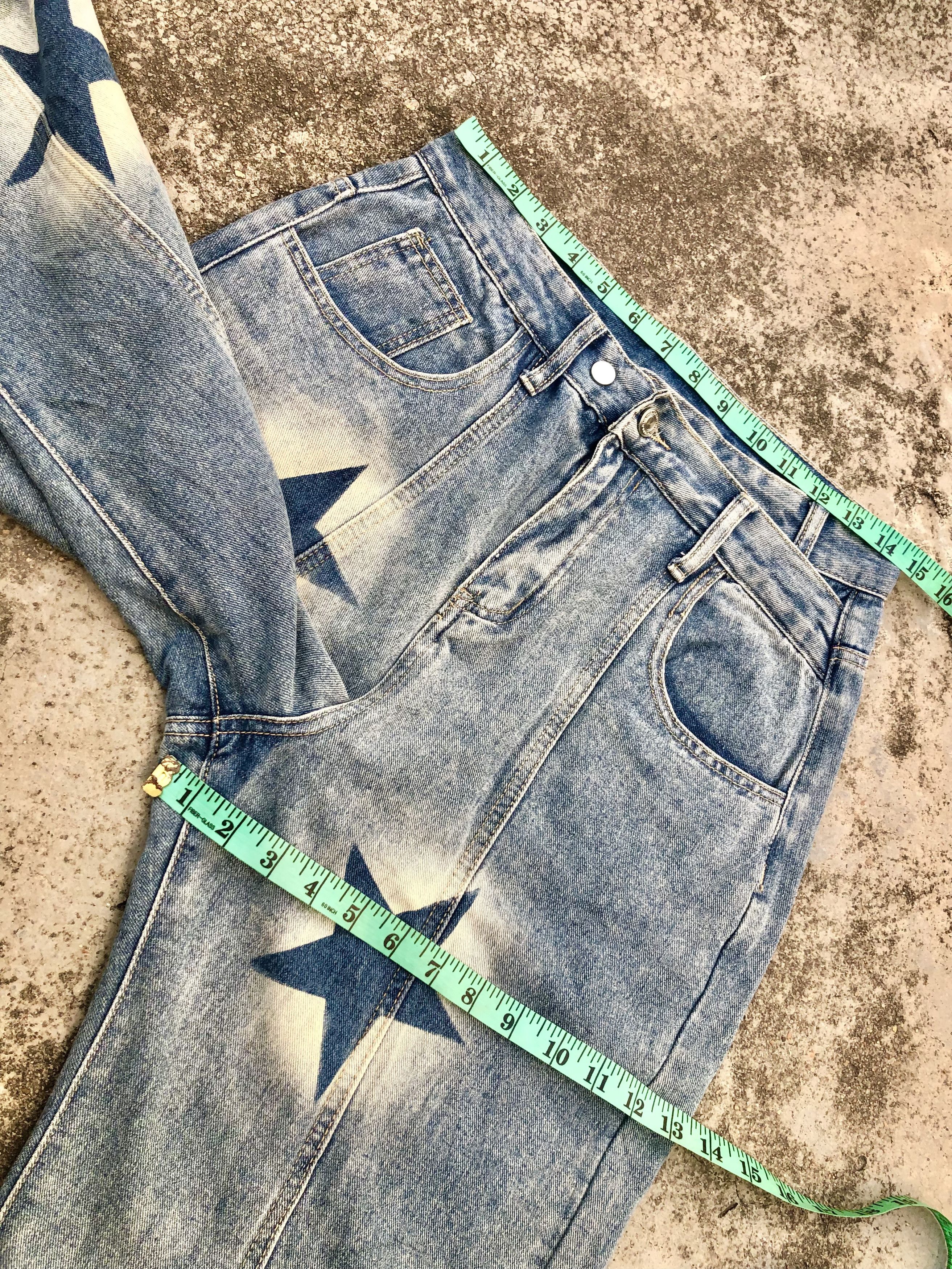 Hypebeast BAGGY⚡️BSEVENI RECONSTRUCTED DENIM Size US 29 - 8 Thumbnail