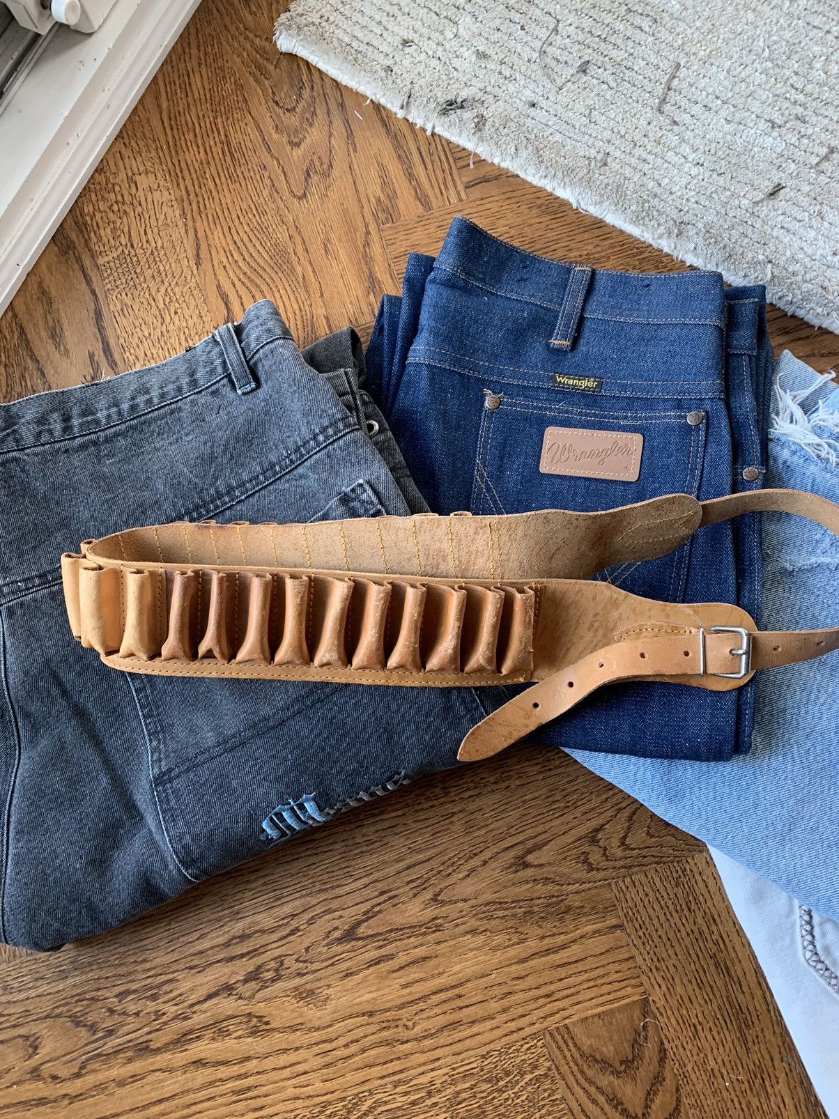 Japanese Brand × Vintage Vintage Shotgun Shell Ammo Belt Leather Hunting Utility USA Size ONE SIZE - 4 Thumbnail