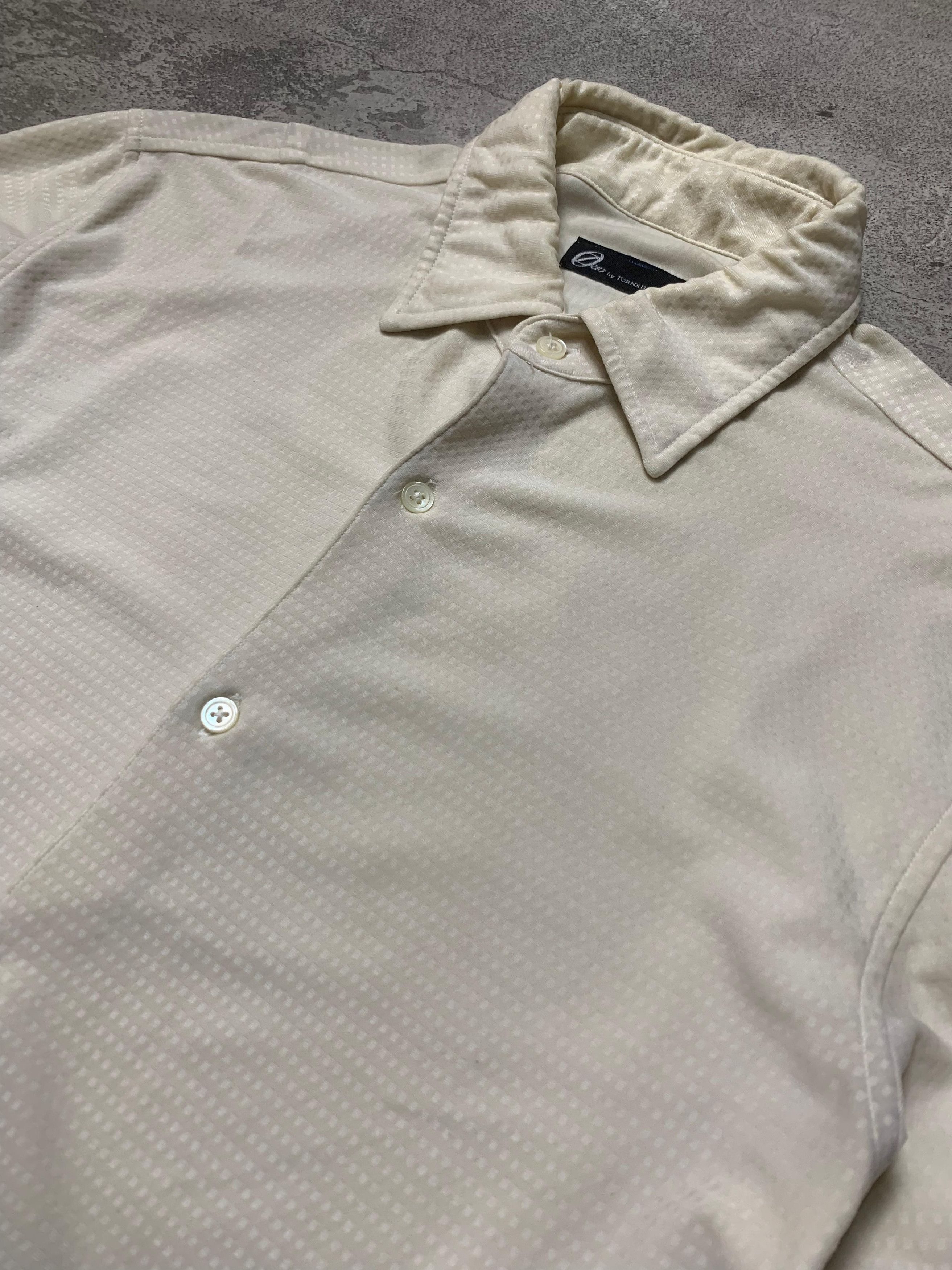 Tornado Mart 2000s Zero by Tornado Mart - White Button Up Shirt Size US M / EU 48-50 / 2 - 2 Thumbnail