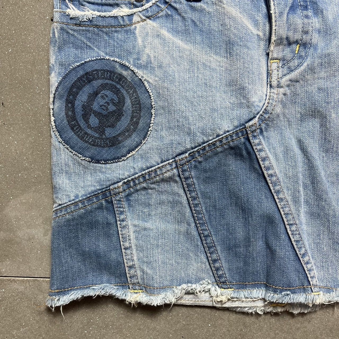 Hysteric Glamour × Le Grande Bleu (L.G.B.) Hysteric Glamour Denim Mini Skirt Size 31" - 4 Thumbnail