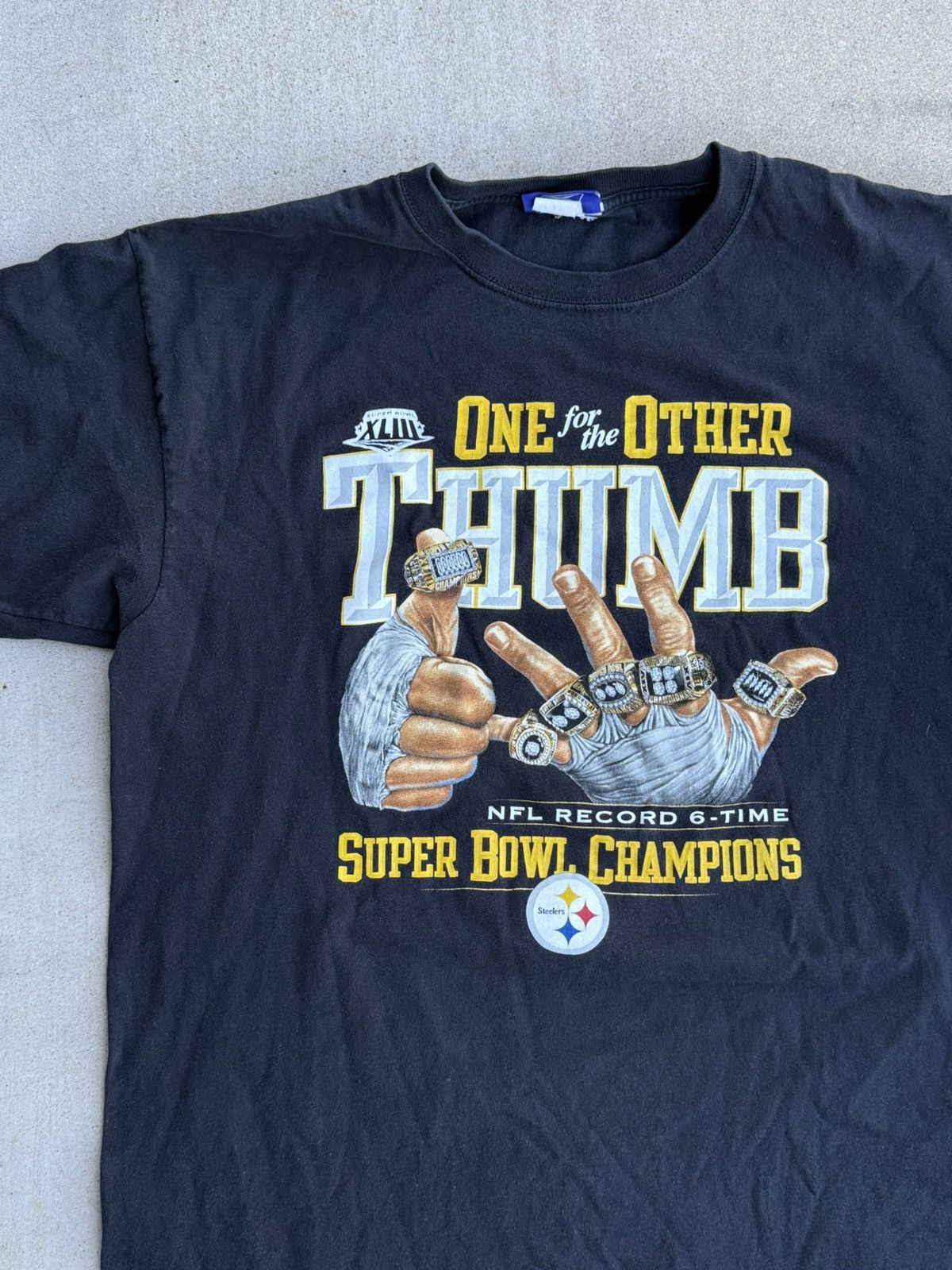 Reebok Vintage Reebok Pittsburgh Steelers Super bowl Champions tee Size US L / EU 52-54 / 3 - 2 Thumbnail