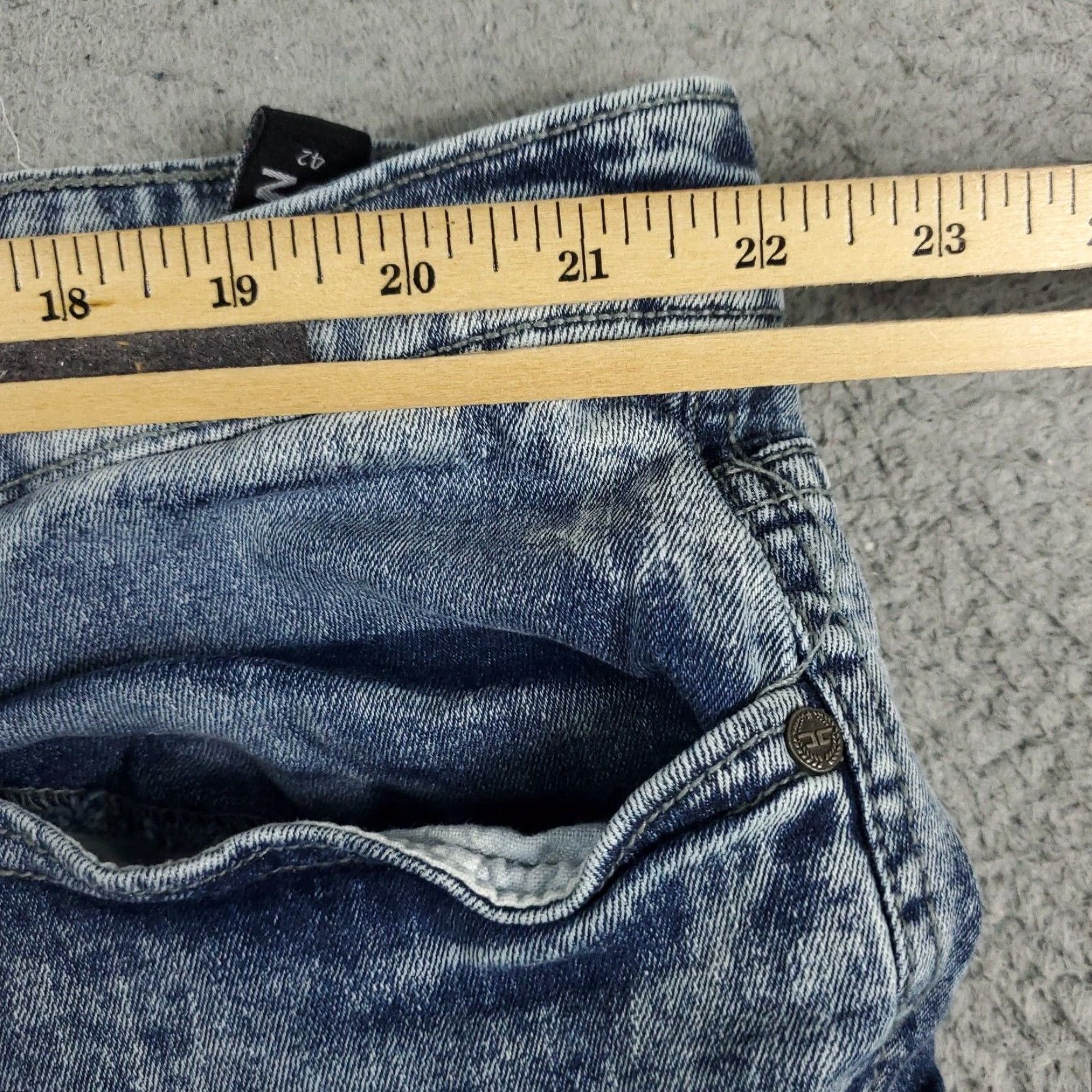 Jordan Craig Jordan Craig Cargo Shorts Mens Size 42 Blue Denim Regular Fit 5-Pocket Classic Size US 42 / EU 58 - 4 Thumbnail