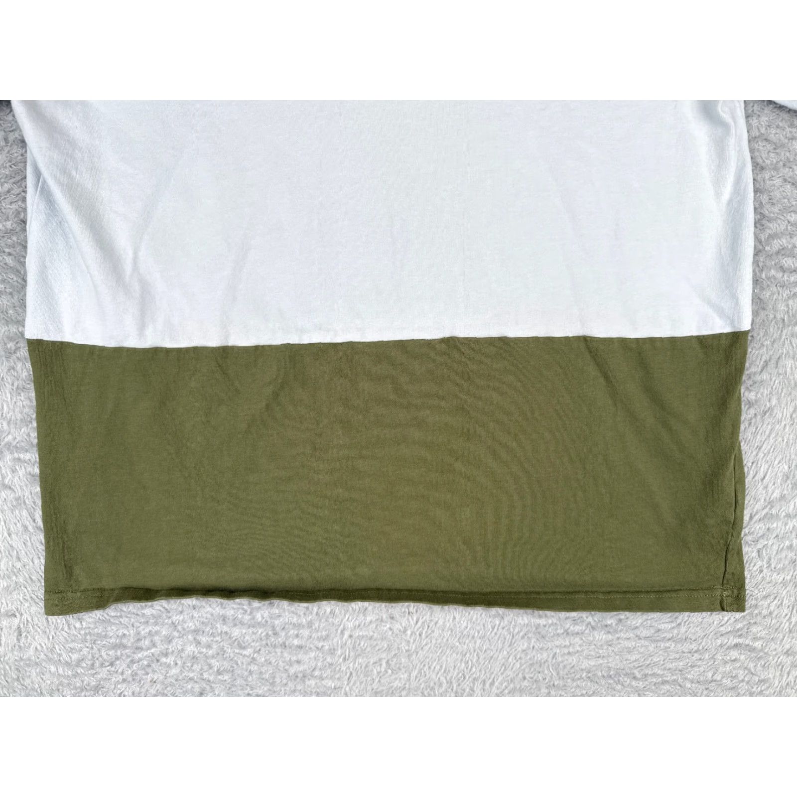 Rsq RSQ Polo Shirt Men Large Brown White Green Colorblock 100% Cotton Long Sleeve - Golf, Classic, Designer - Multicolor Mens Adult Large Polo Shirt Size US L / EU 52-54 / 3 - 5 Thumbnail