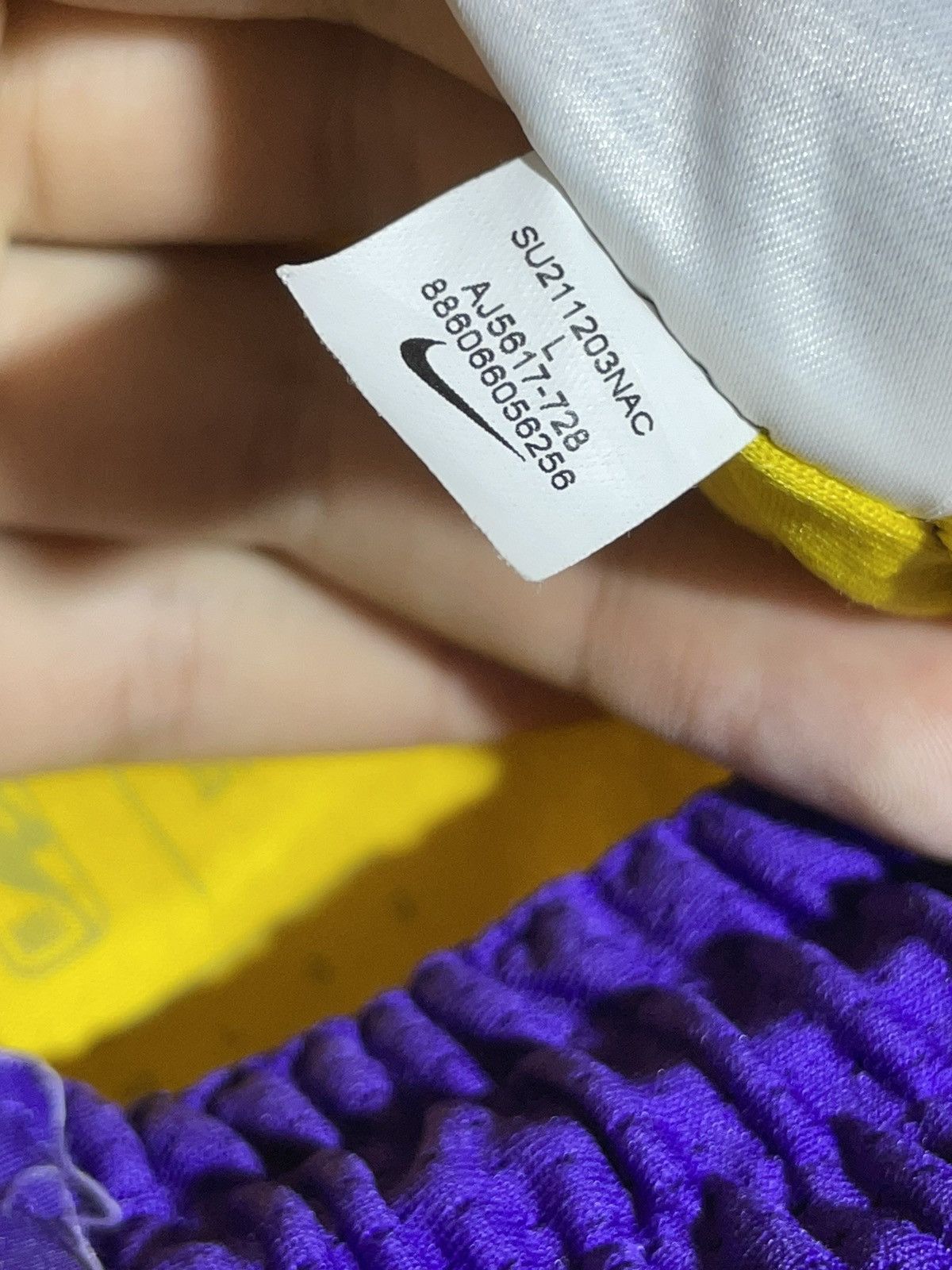 NBA L.A Lakers Nike Y2k Streetwear NBA Basketball Shorts Size US 38 / EU 54 - 13 Thumbnail