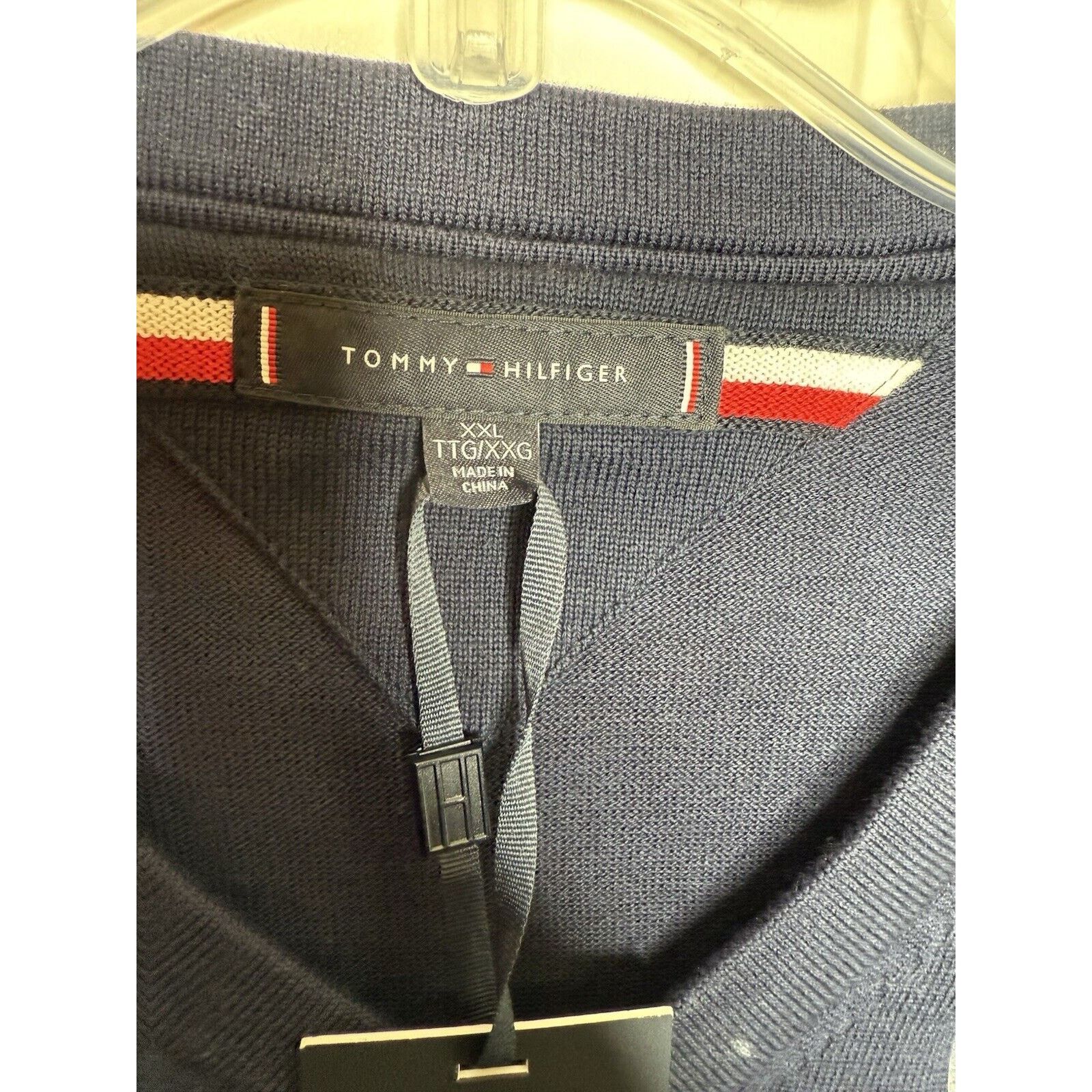 Tommy Hilfiger Tommy Hilfiger Sweater Navy Blue Men’s XXL Essential Solid Size US XXL / EU 58 / 5 - 2 Thumbnail