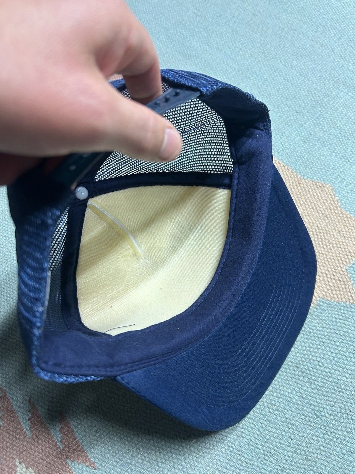 Vintage Vtg trucker hat USMC marines mess with the best die rest Size ONE SIZE - 6 Thumbnail