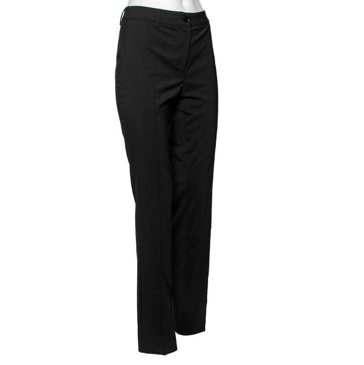 Burberry Burberry Black Wool Regular Fit Pants Size 38" / US 16 / IT 52 - 2 Thumbnail