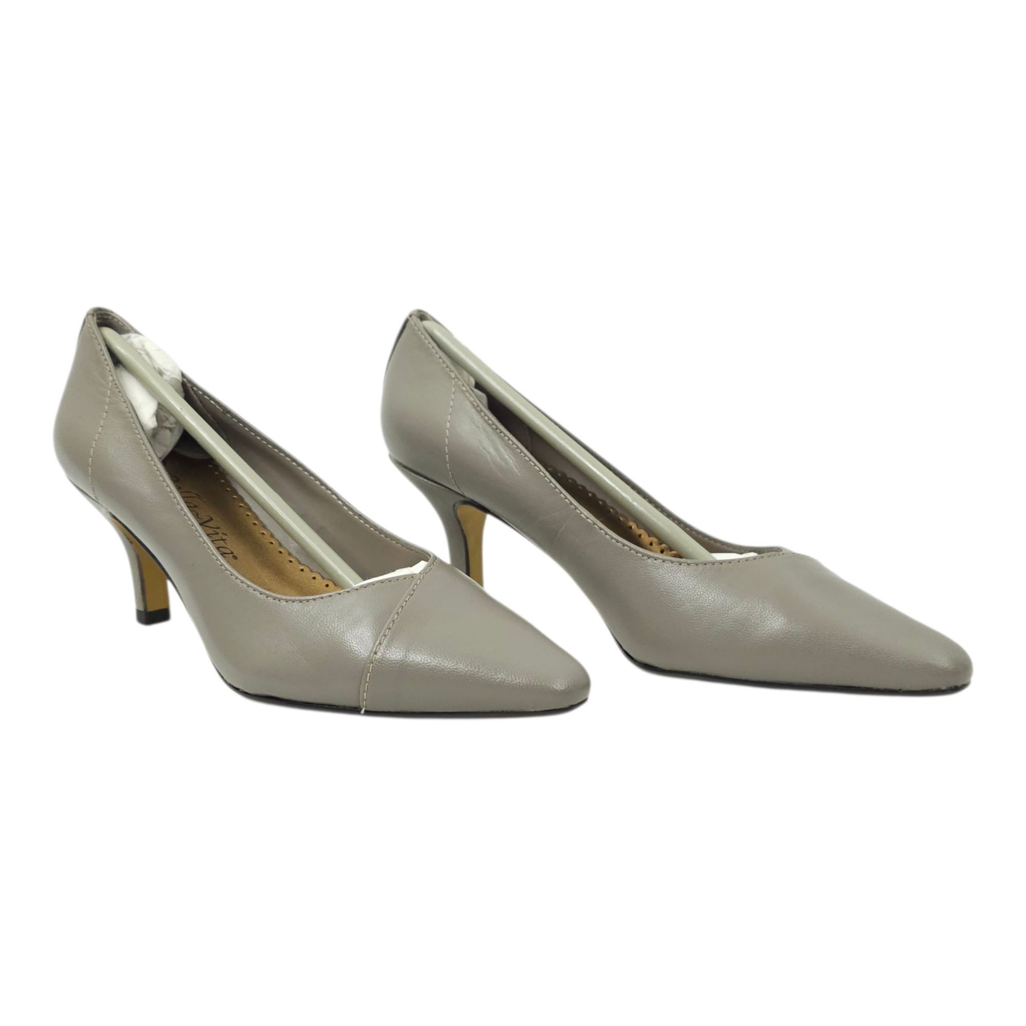 Other Bella Vita WOW Taupe Pump Womens Size 5 M Kitten Heel Size US 5 / IT 35 - 2 Thumbnail