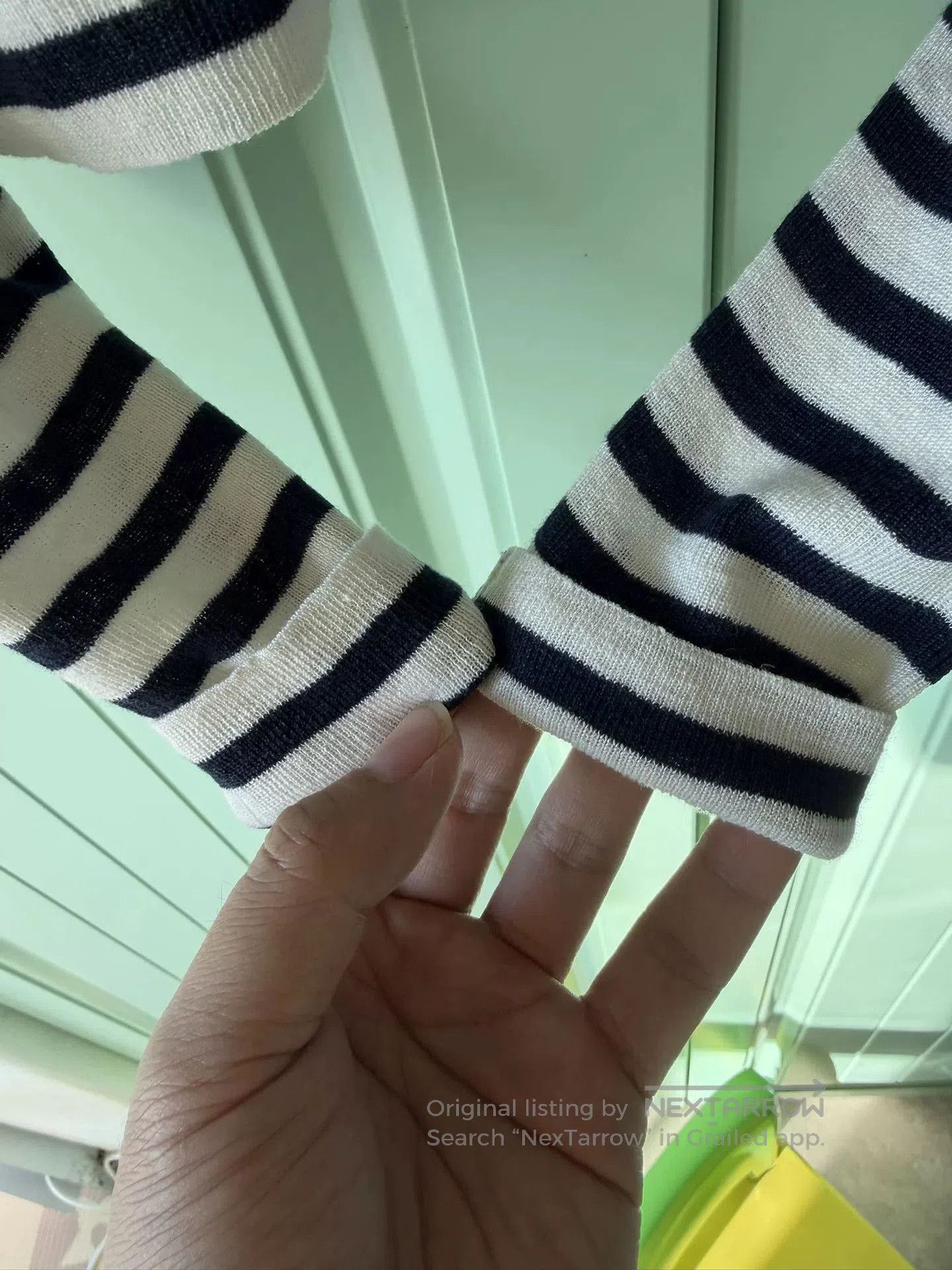 Dior Dior Blue White Striped Knitwear. Size S / US 4 / IT 40 - 9 Thumbnail