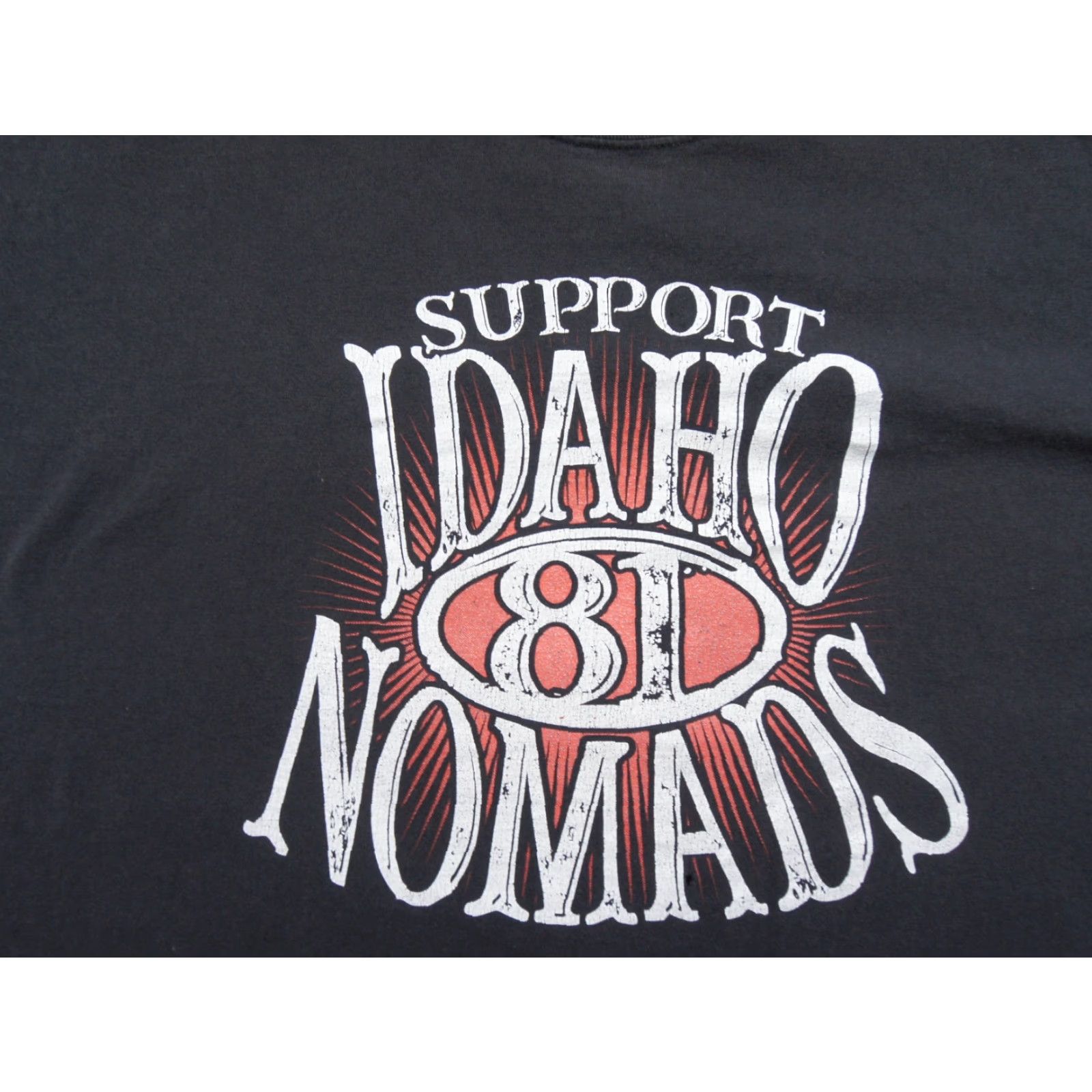 Vintage VINTAGE Idaho 81 Nomads Shirt Mens 3XL XXXL Black Motorcycle Club Graphic Tee Adult Size US XXL / EU 58 / 5 - 2 Thumbnail