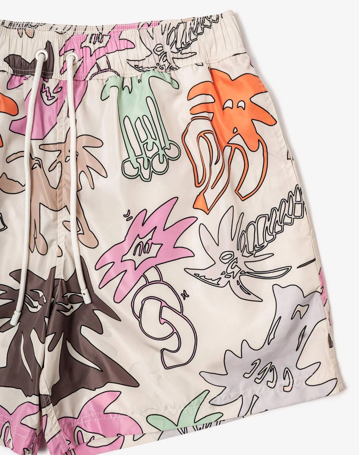Palm Angels Palm Angels All Over Print Swim Shorts Butter 30 Size US 30 / EU 46 - 3 Thumbnail
