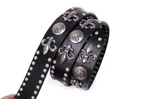 Other Men Belt Punk Rivet Size 32 - 2 Thumbnail