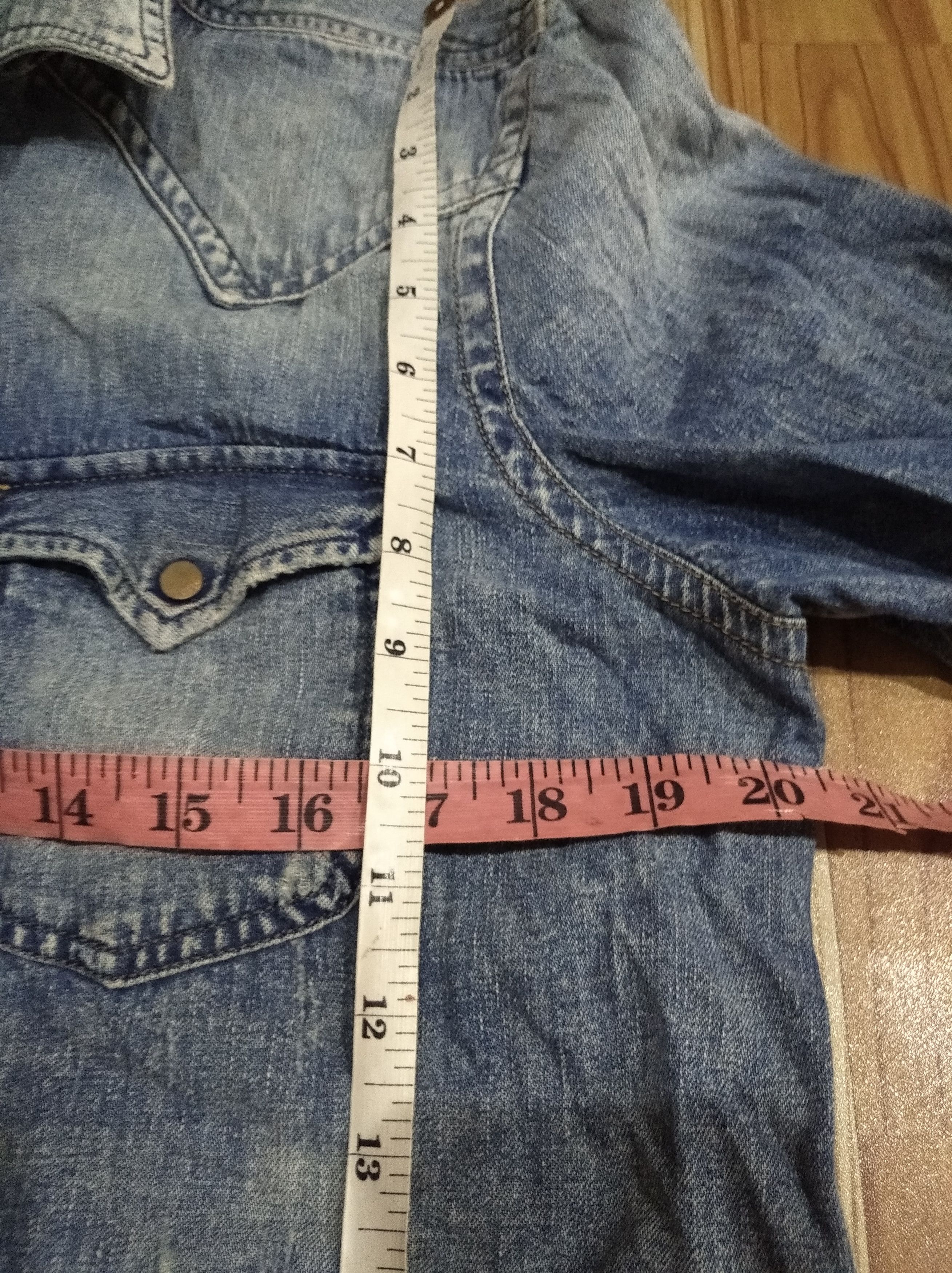 Diesel × Vintage Diesel denim shirt distressed Size US S / EU 44-46 / 1 - 12 Thumbnail