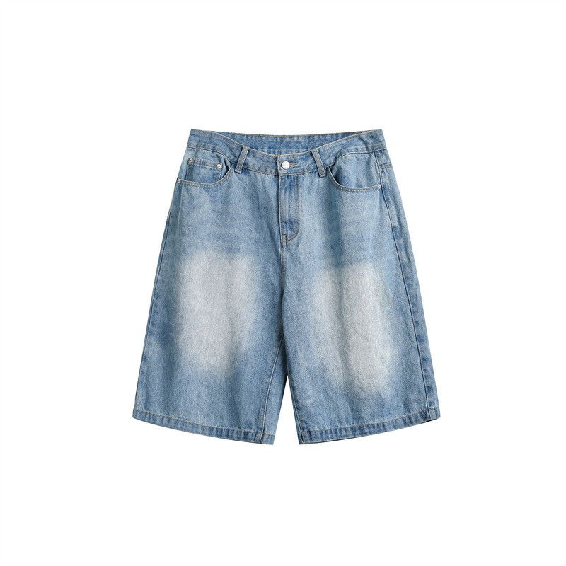 Vintage Retro loose men's casual denim shorts Size US 32 / EU 48 - 1 Thumbnail