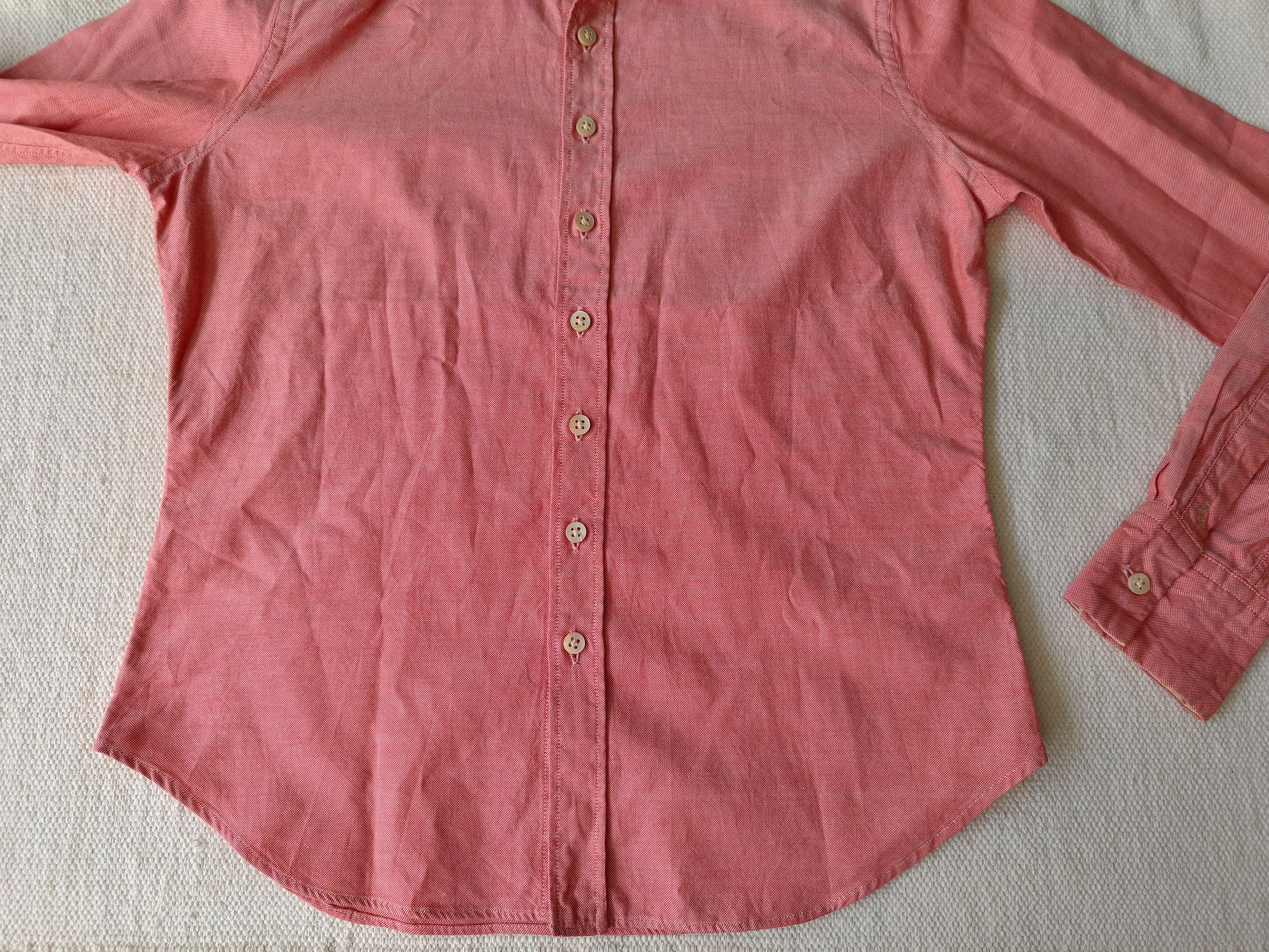 45rpm 45RPM studio by R 3 Japan solid plain red ladies slim shirt Size M / US 6-8 / IT 42-44 - 12 Thumbnail