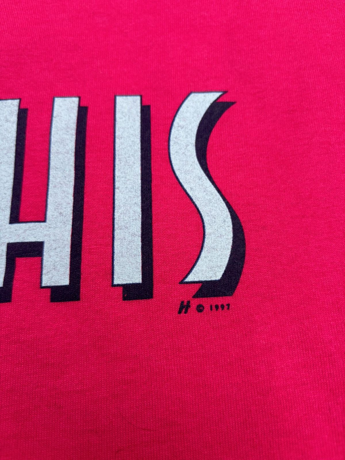 Vintage Deadstock Vintage Memphis Tennessee Pink Tee Size US L / EU 52-54 / 3 - 7 Thumbnail