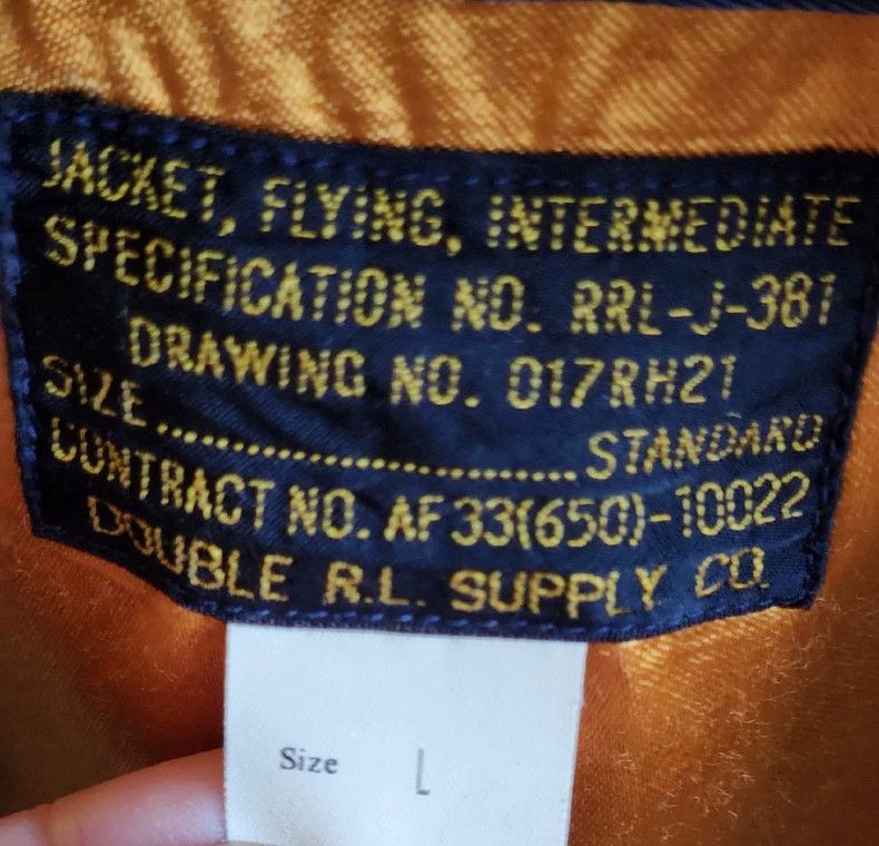 RRL Ralph Lauren RRL Ralph Lauren Old poker flying jacket Size US L / EU 52-54 / 3 - 5 Thumbnail