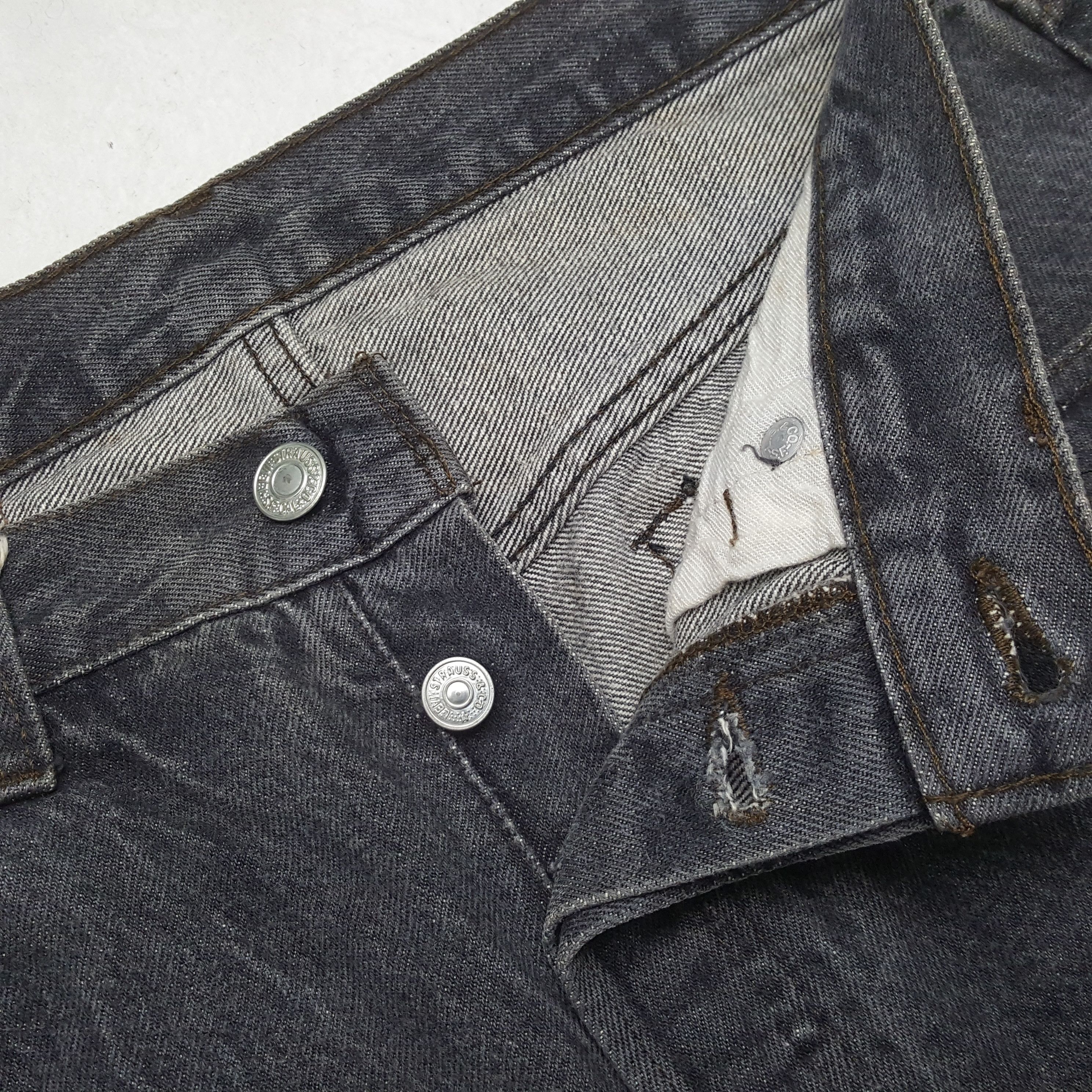 Levi's Vintage Levi's 501 American Band Gray Jeans RR15 Size US 30 / EU 46 - 12 Thumbnail