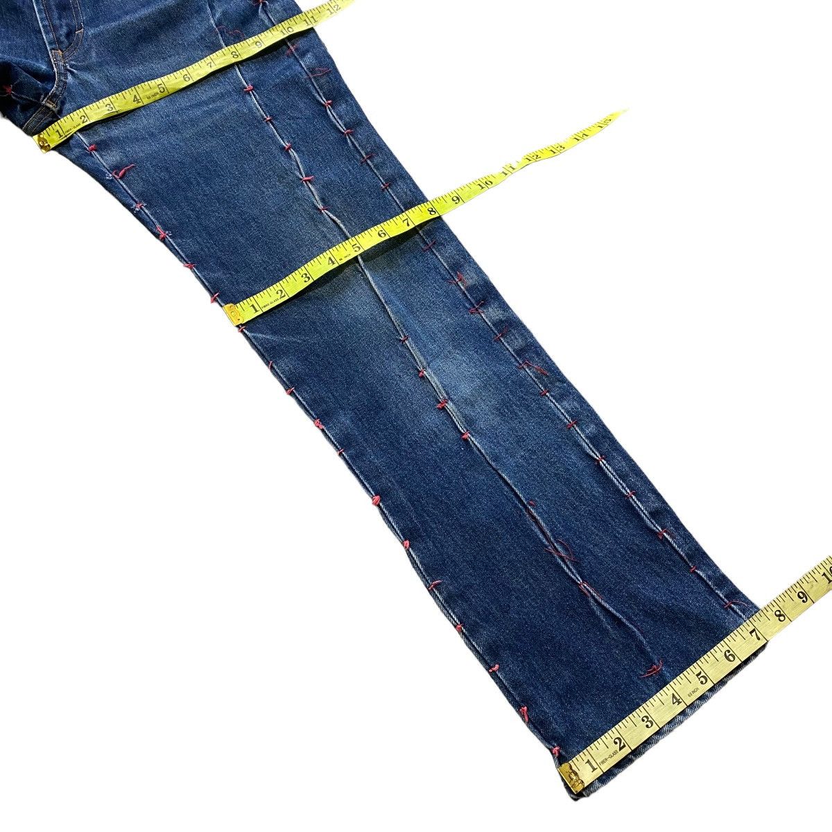 Marithe + Francois Girbaud Marithe Francois Girbaud Denim Bondage Jeans Size 28" / US 6 / IT 42 - 18 Thumbnail