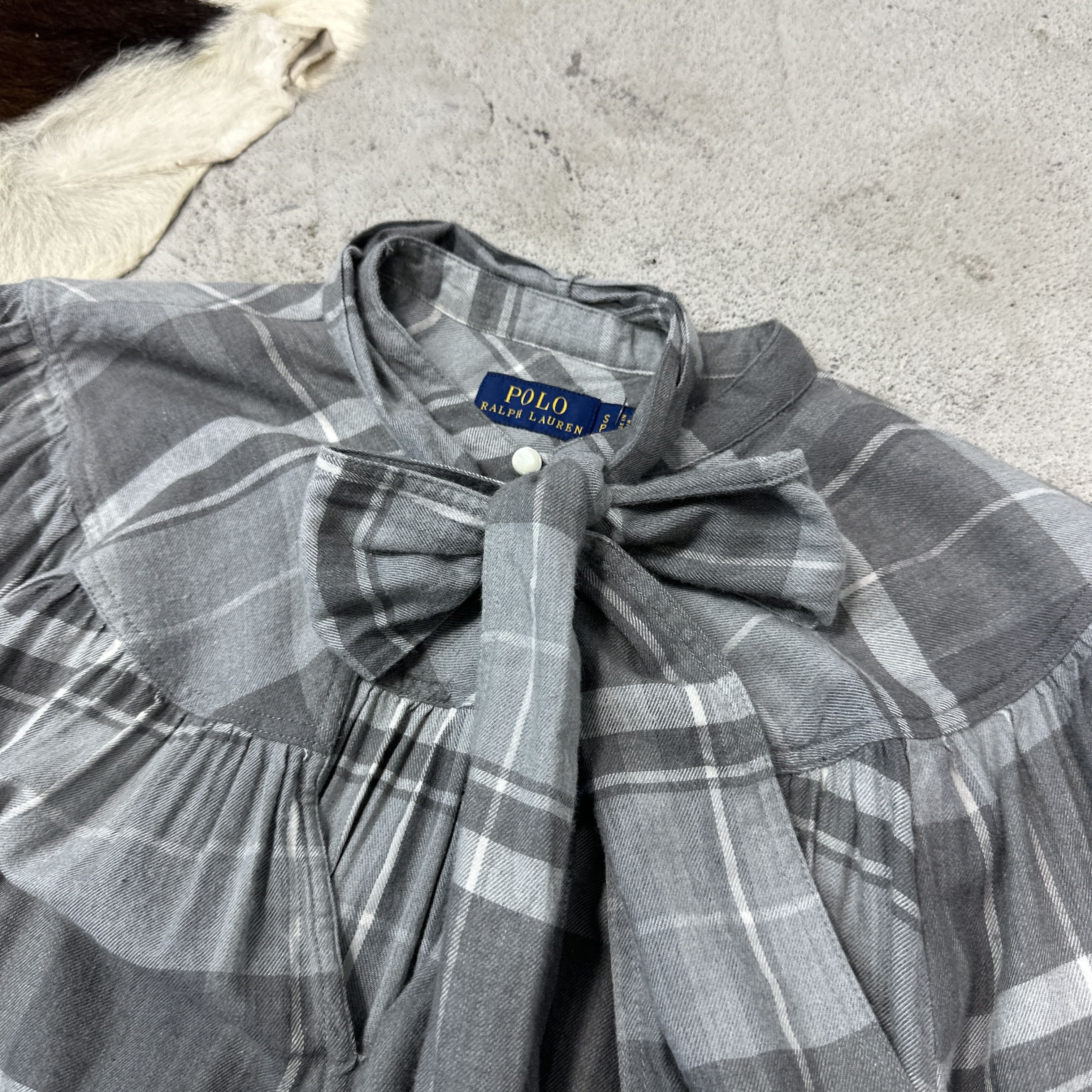 Polo Ralph Lauren Vintage Old Money Tartan Polo Ralph Lauren Tunic Shirt Y2K Size S / US 4 / IT 40 - 11 Thumbnail