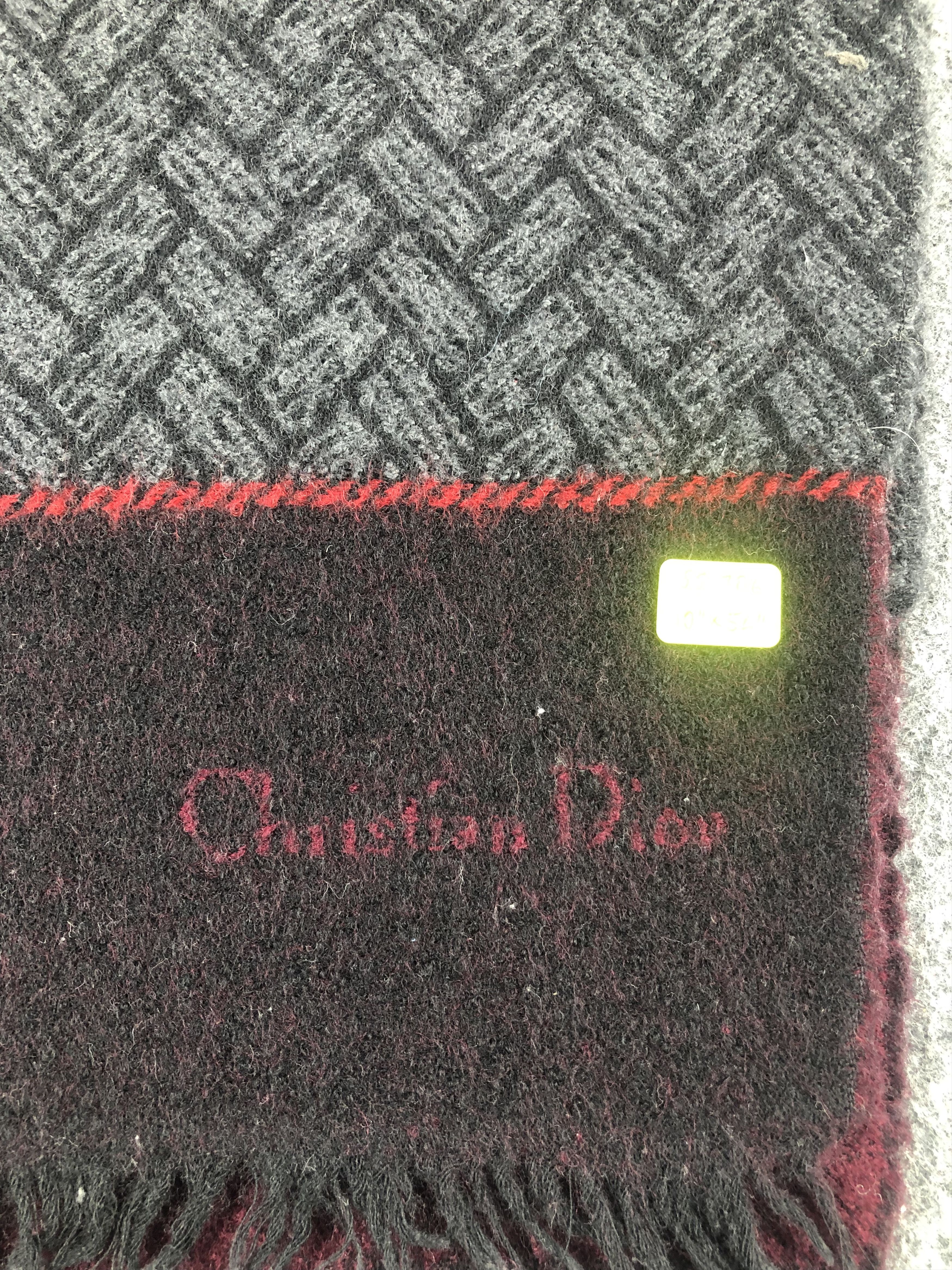Vintage Christian Dior Scarf / Muffler / Neckwear Size ONE SIZE - 4 Thumbnail