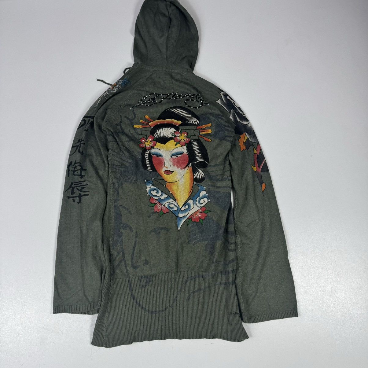 Ed Hardy vintage long hoodie ed hardy y2k christian audigier Size M / US 6-8 / IT 42-44 - 7 Thumbnail