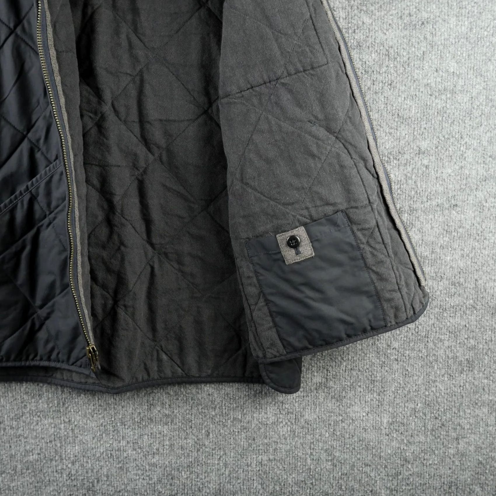 J.Crew J.Crew Vest Mens XL Gray Quilted Nylon Insulated Full Zip Pockets Outdoor Size US XL / EU 56 / 4 - 5 Thumbnail
