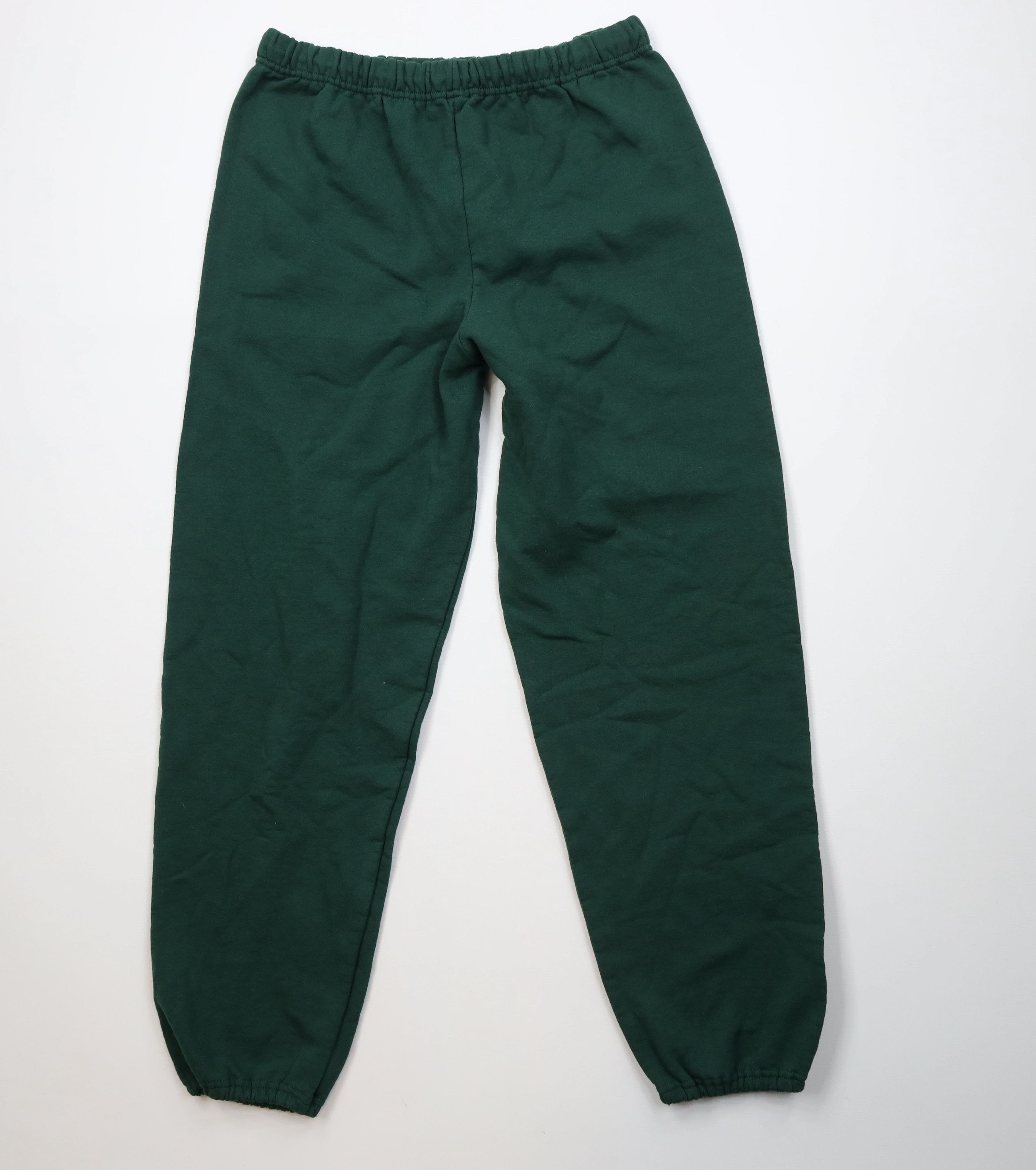 Vintage Vintage 90s Y2K Streetwear Heavy Sweatpants Joggers Green Size US 38 / EU 54 - 1 Thumbnail